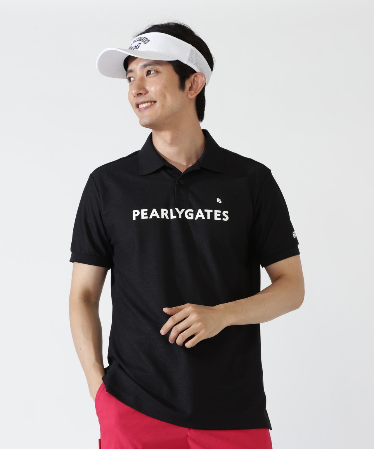 【一部店舗&公式オンライン限定】PG is PG 冷感ポリエステルベアハニカム半袖ポロシャツ