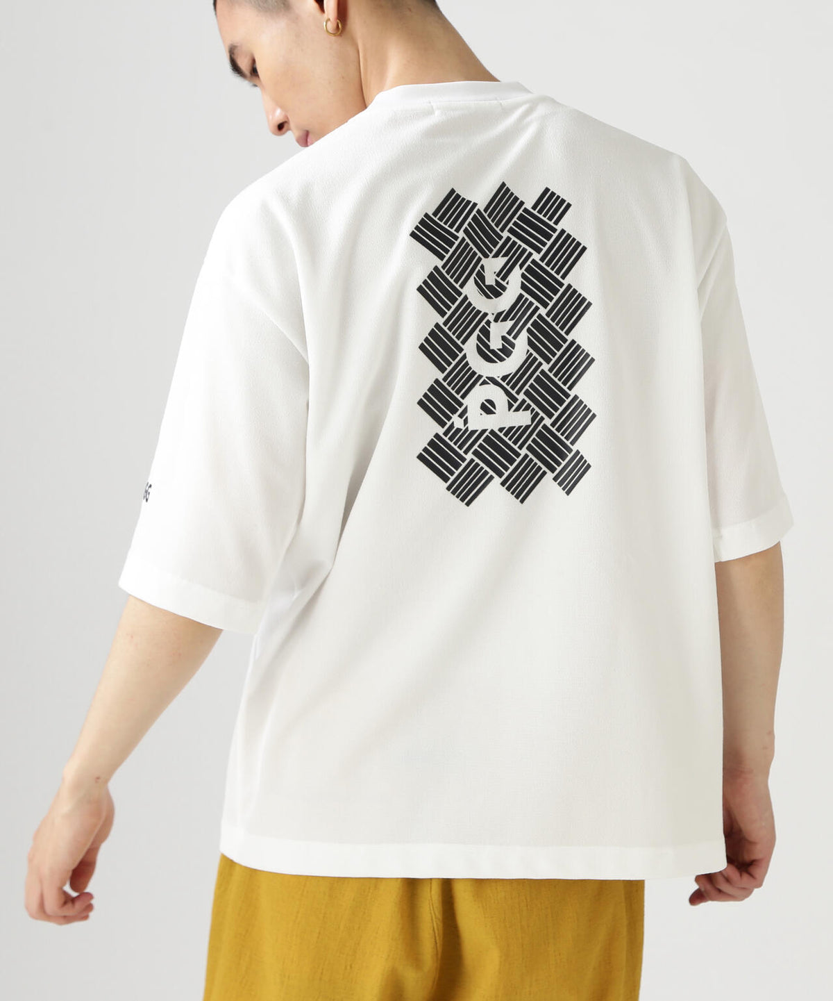 【PGG】【直営店舗&公式オンライン限定】SNAPTEX裏パイル半袖Tシャツ (MENS)