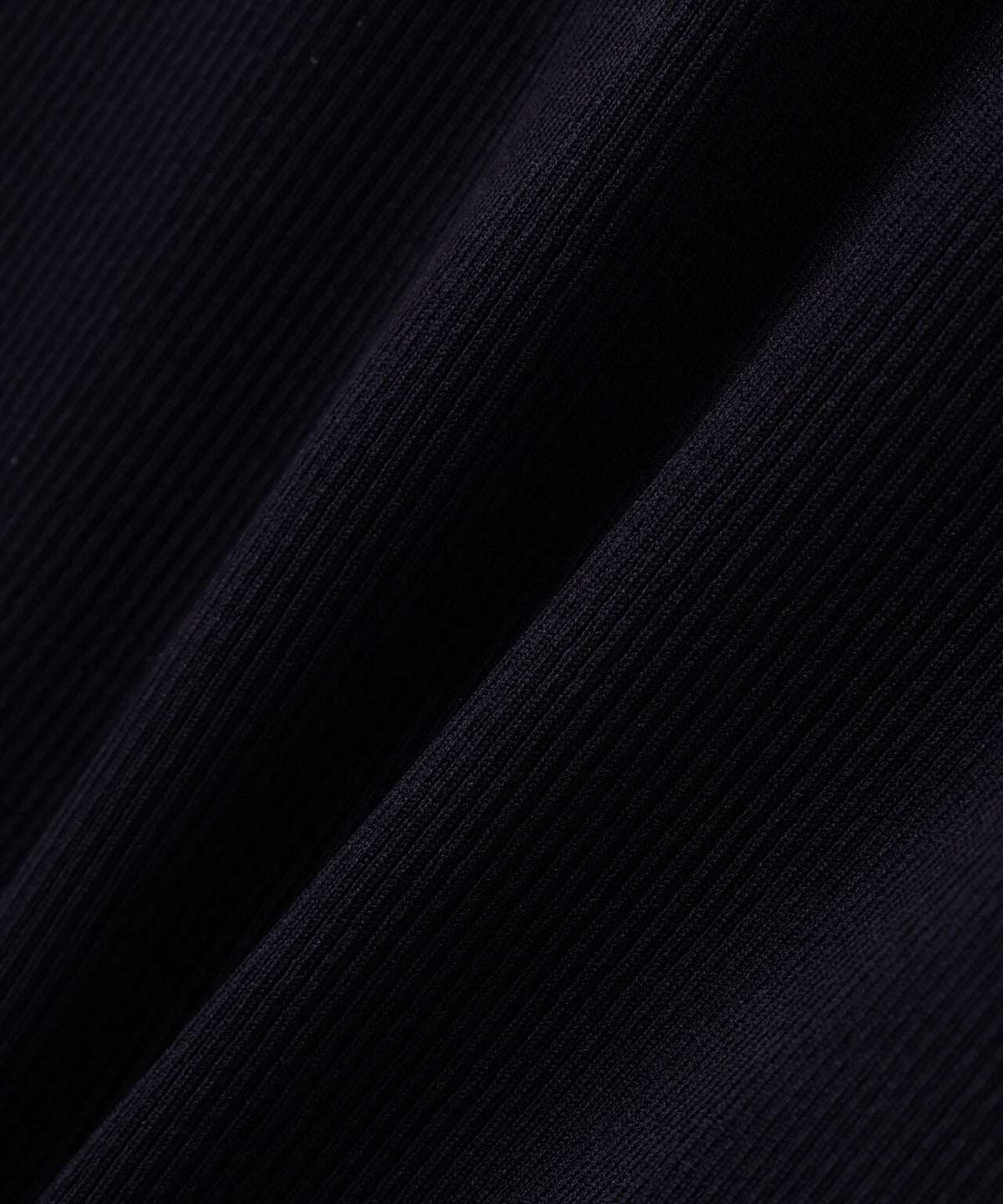 接結針抜きダンボール長袖ハイネックカットソー (MENS)
