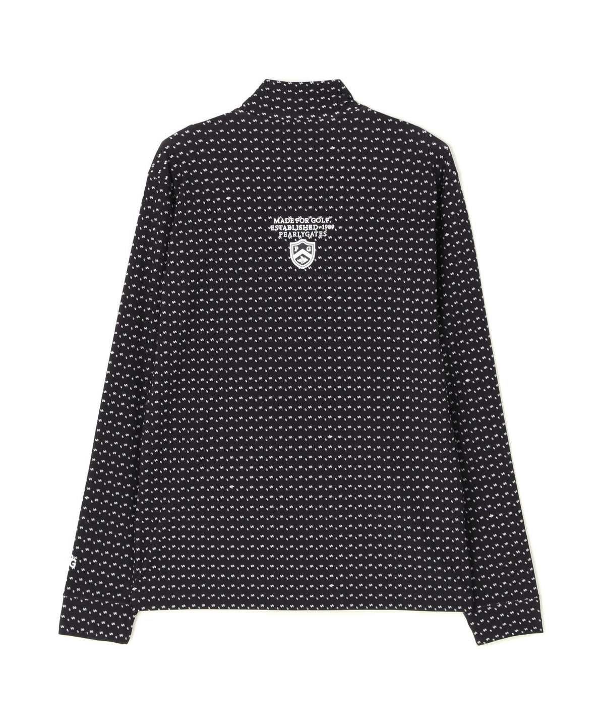 トゥルーボーテトリコットストレッチ長袖ハイネックカットソー <マイクロとびうさPG柄> (MENS)