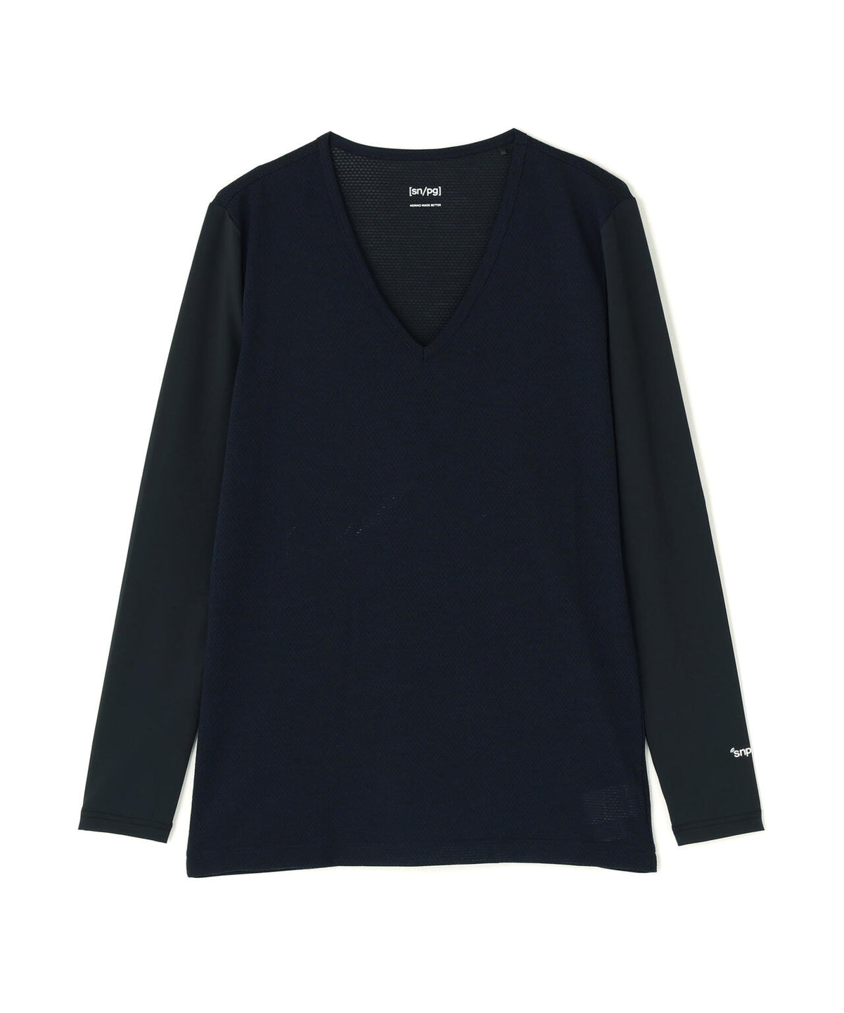 Super Natural ウールメッシュ × ナイロンベア天竺(MENS)