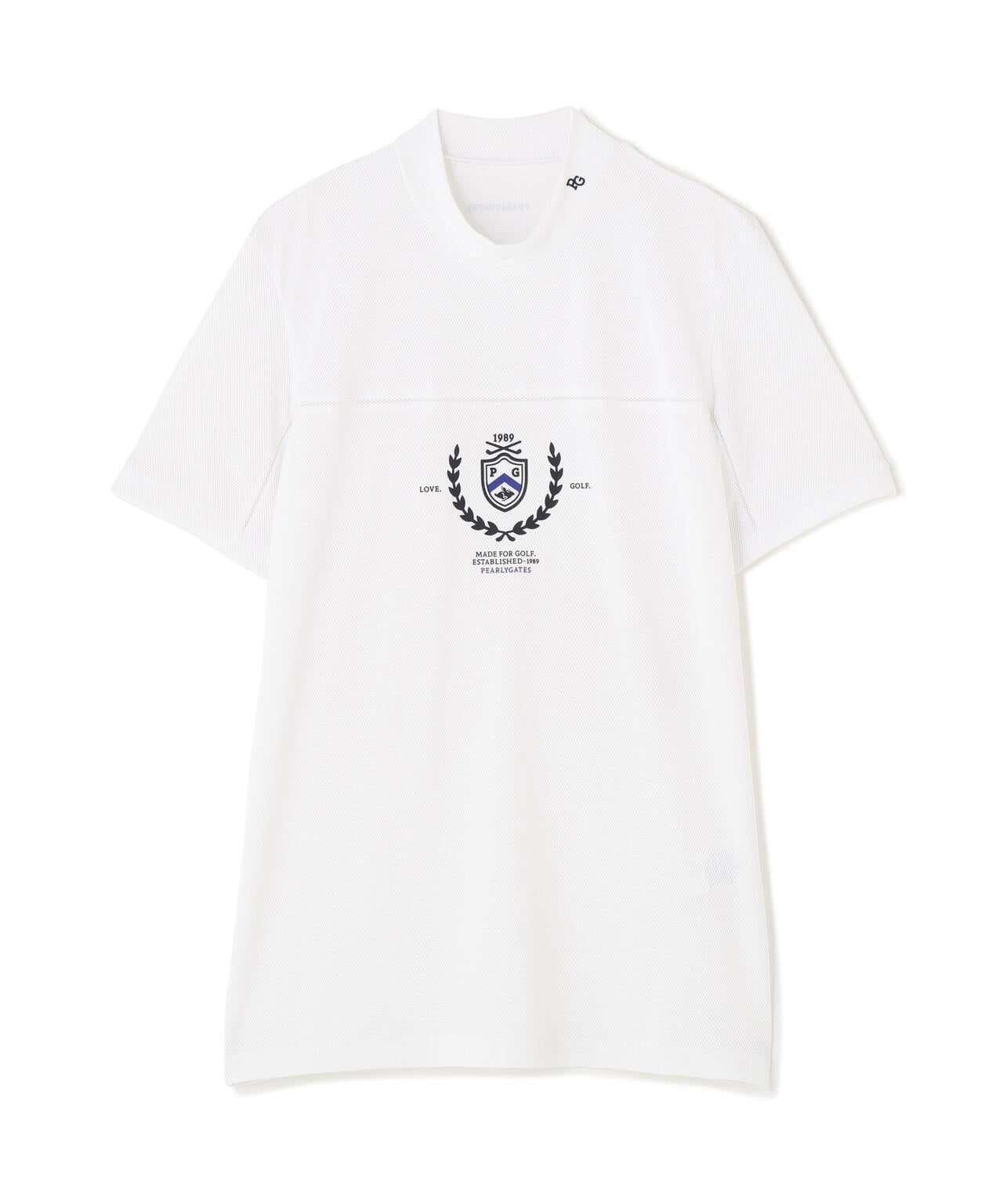 2WAYトリコット半袖ハイネックカットソー (MENS)