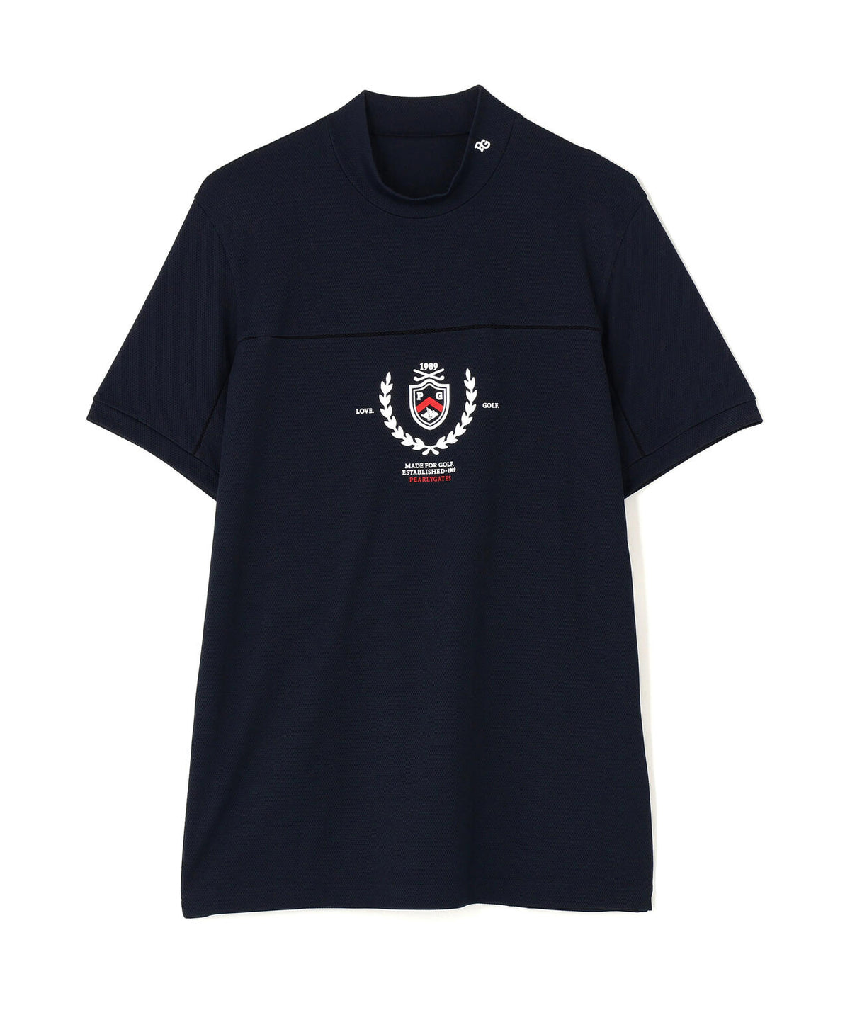 2WAYトリコット半袖ハイネックカットソー (MENS)