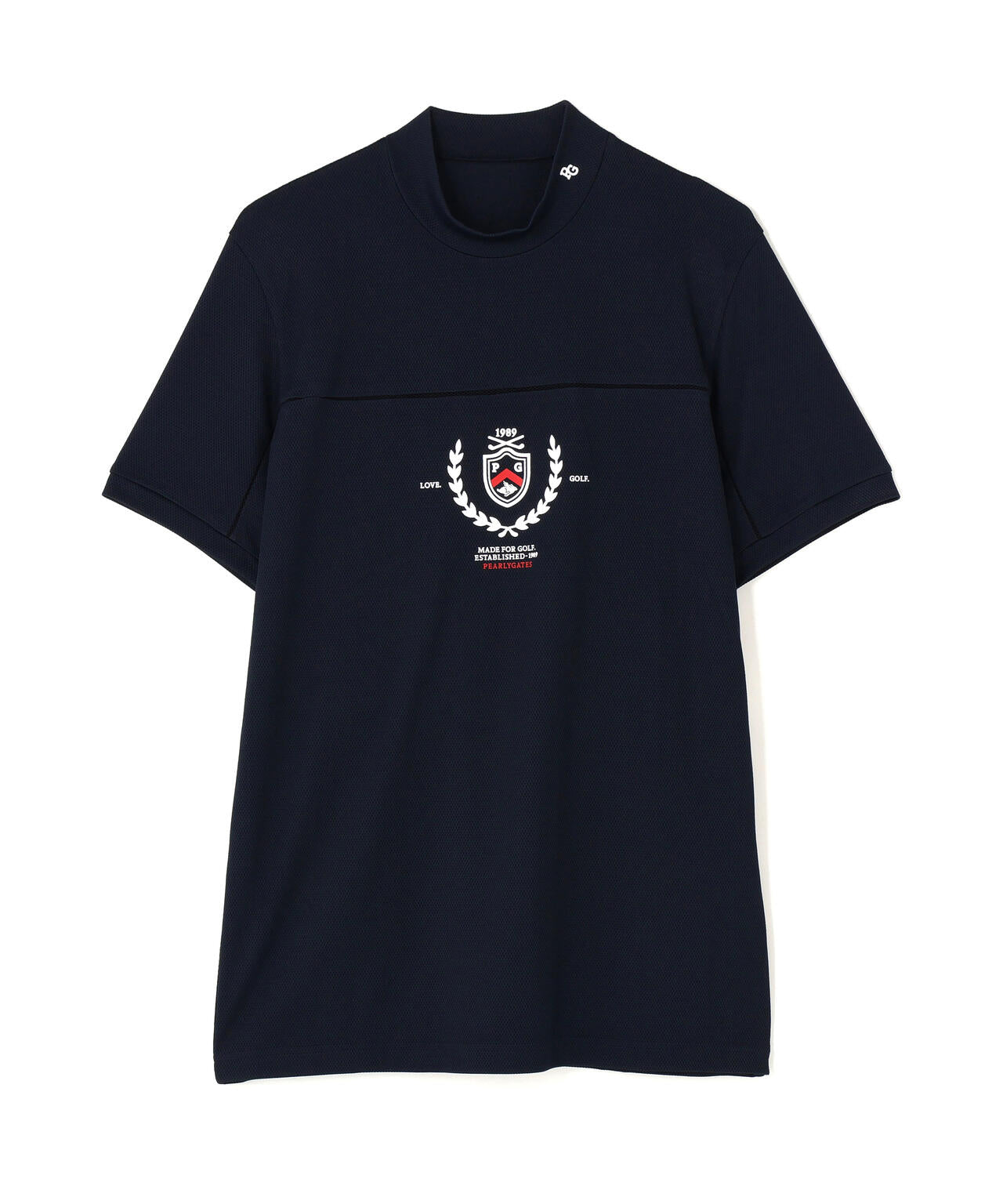 2WAYトリコット半袖ハイネックカットソー (MENS)
