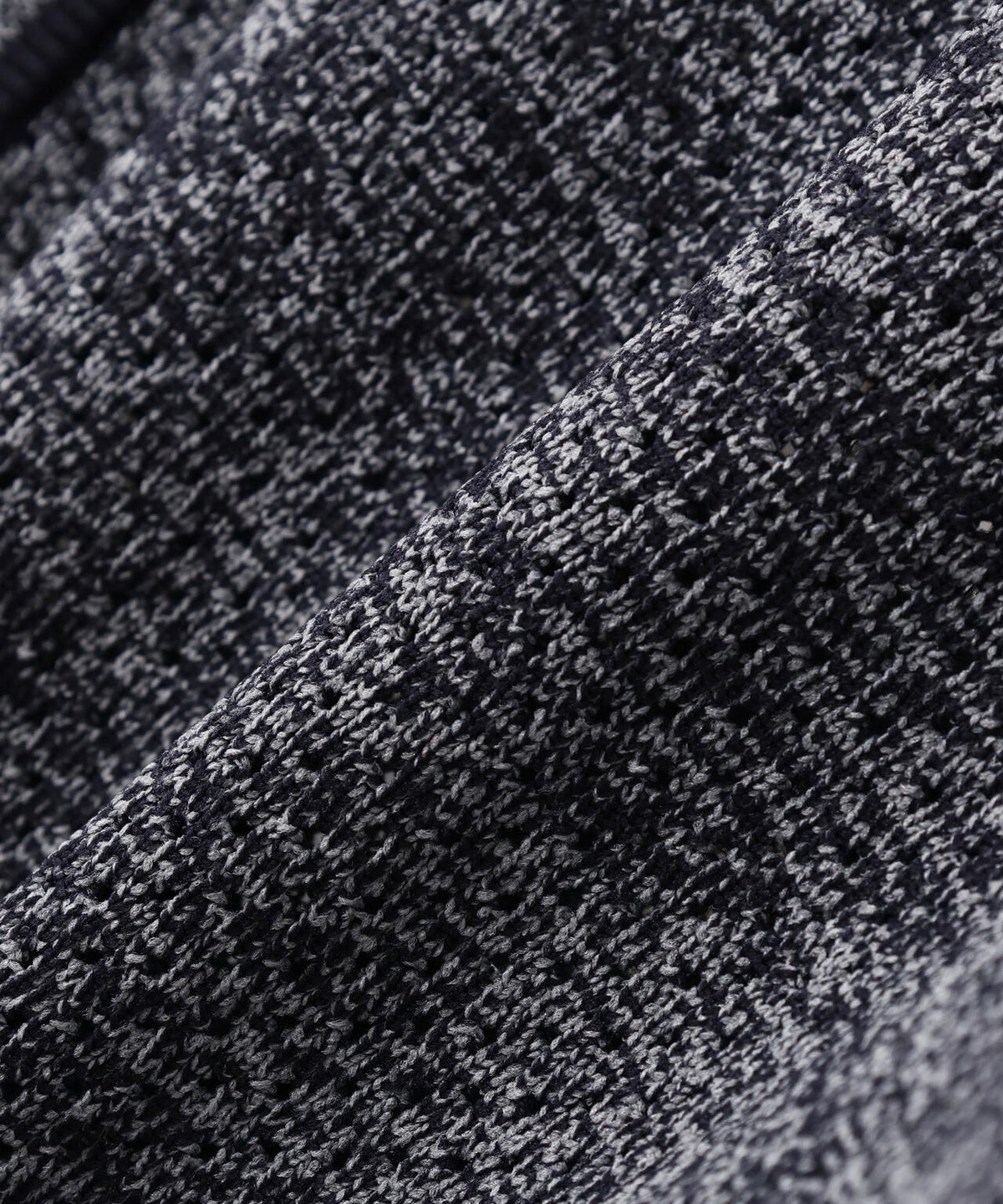 12GVネックニットカーディガン <メッシュ柄> (MENS)