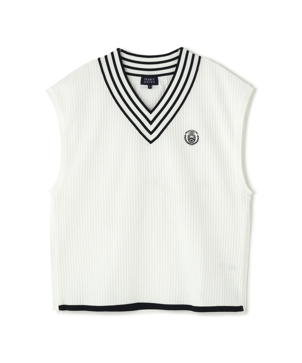 14GWJQ針抜きVネックニットベスト (MENS)