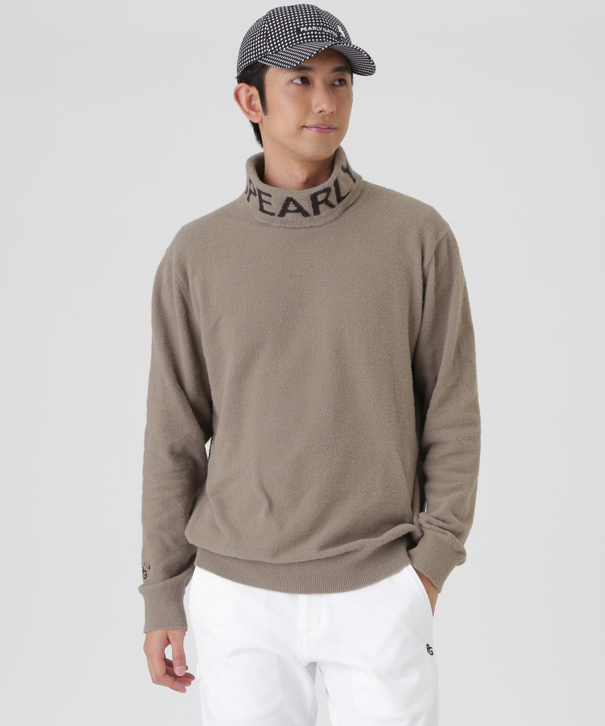 シャギータートルニットプルオーバー (MENS)