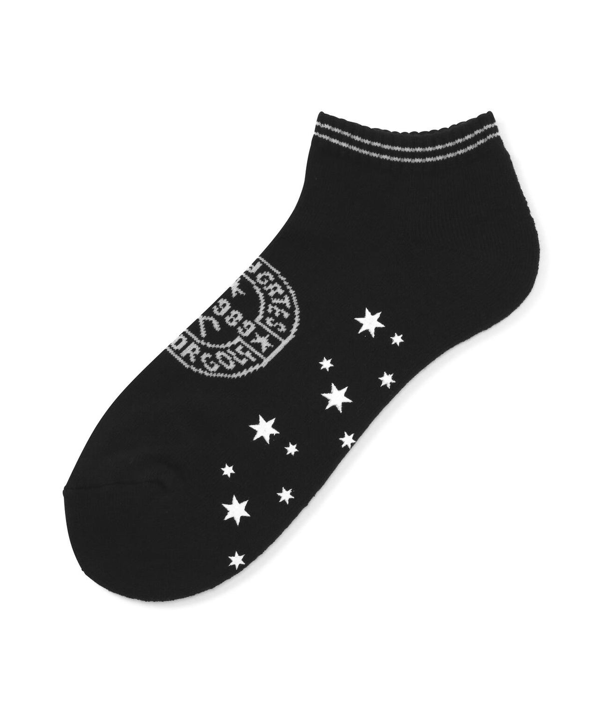 キラ星底ラバーアンクルソックス (WOMENS)