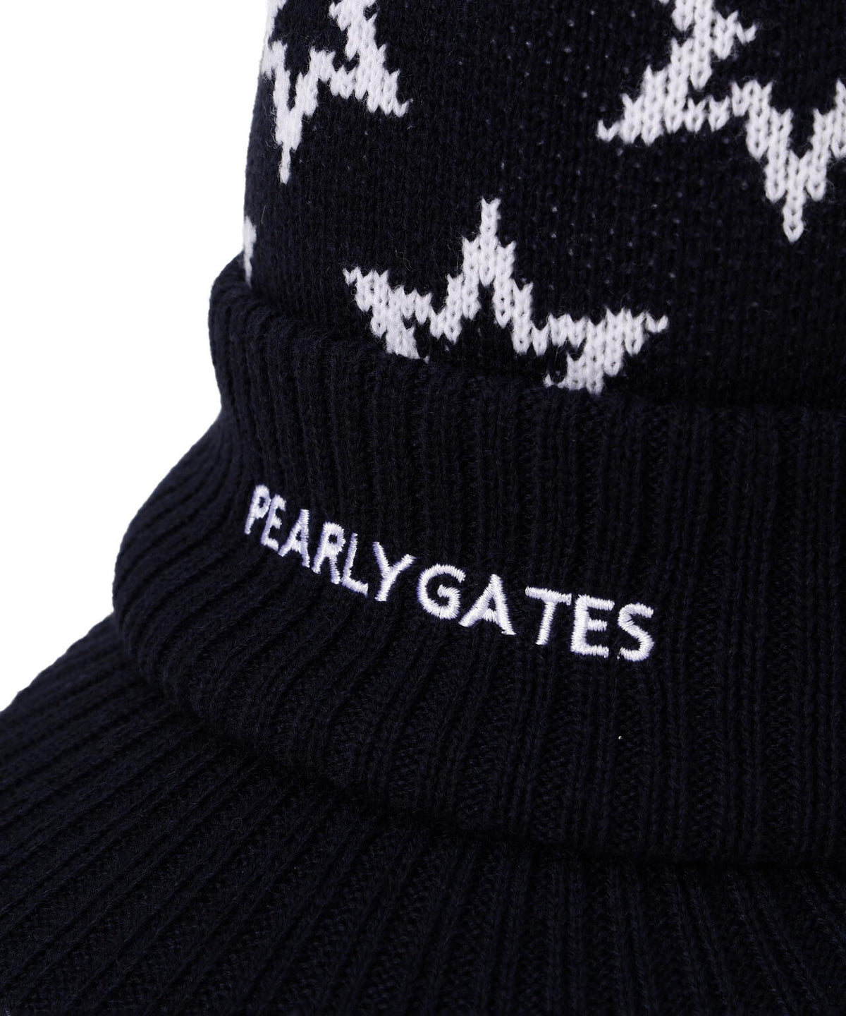 つば付きニットワッチ <キラ星柄> (UNISEX)