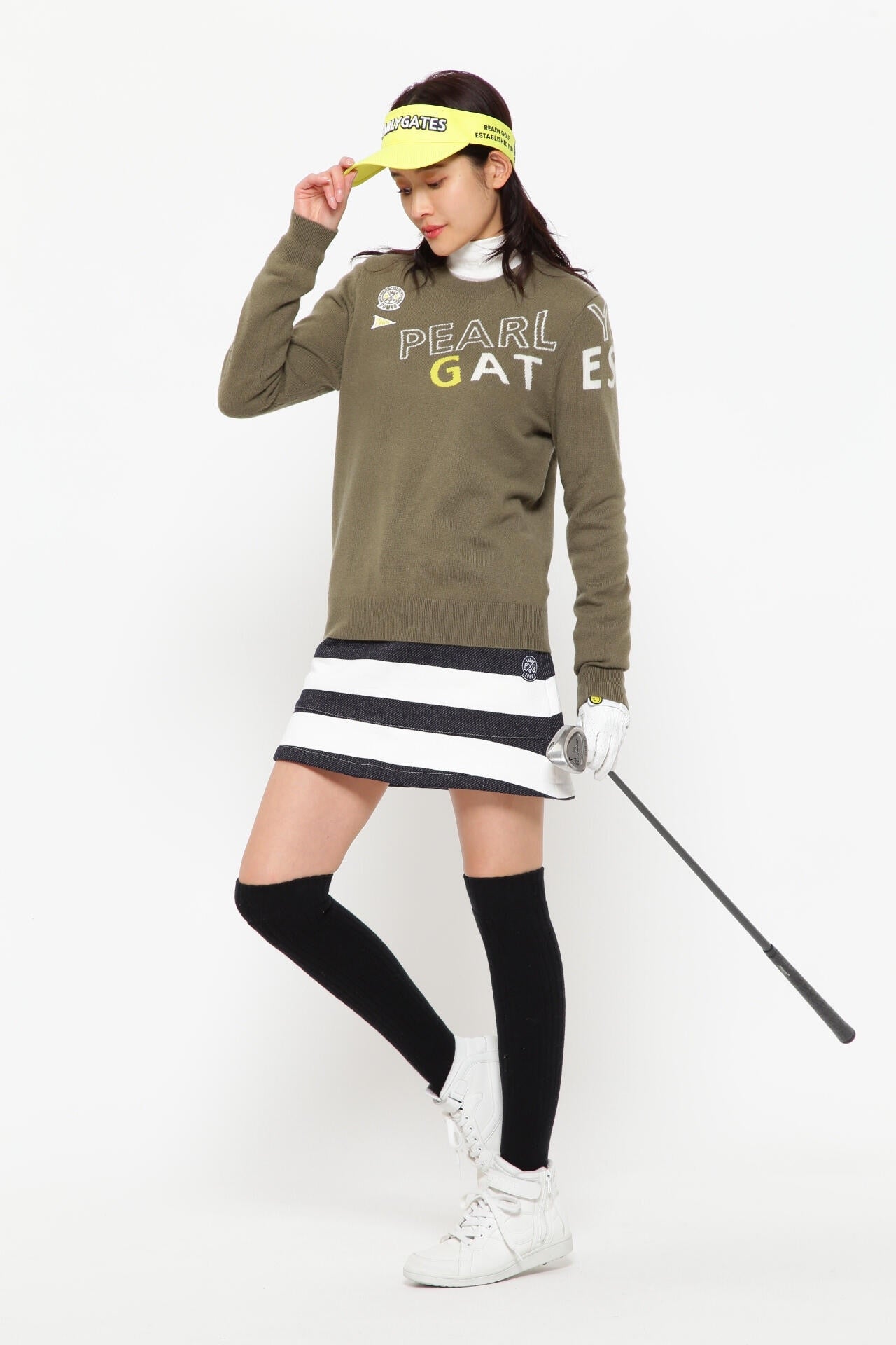 カシミヤ クルーネックニットプルオーバー