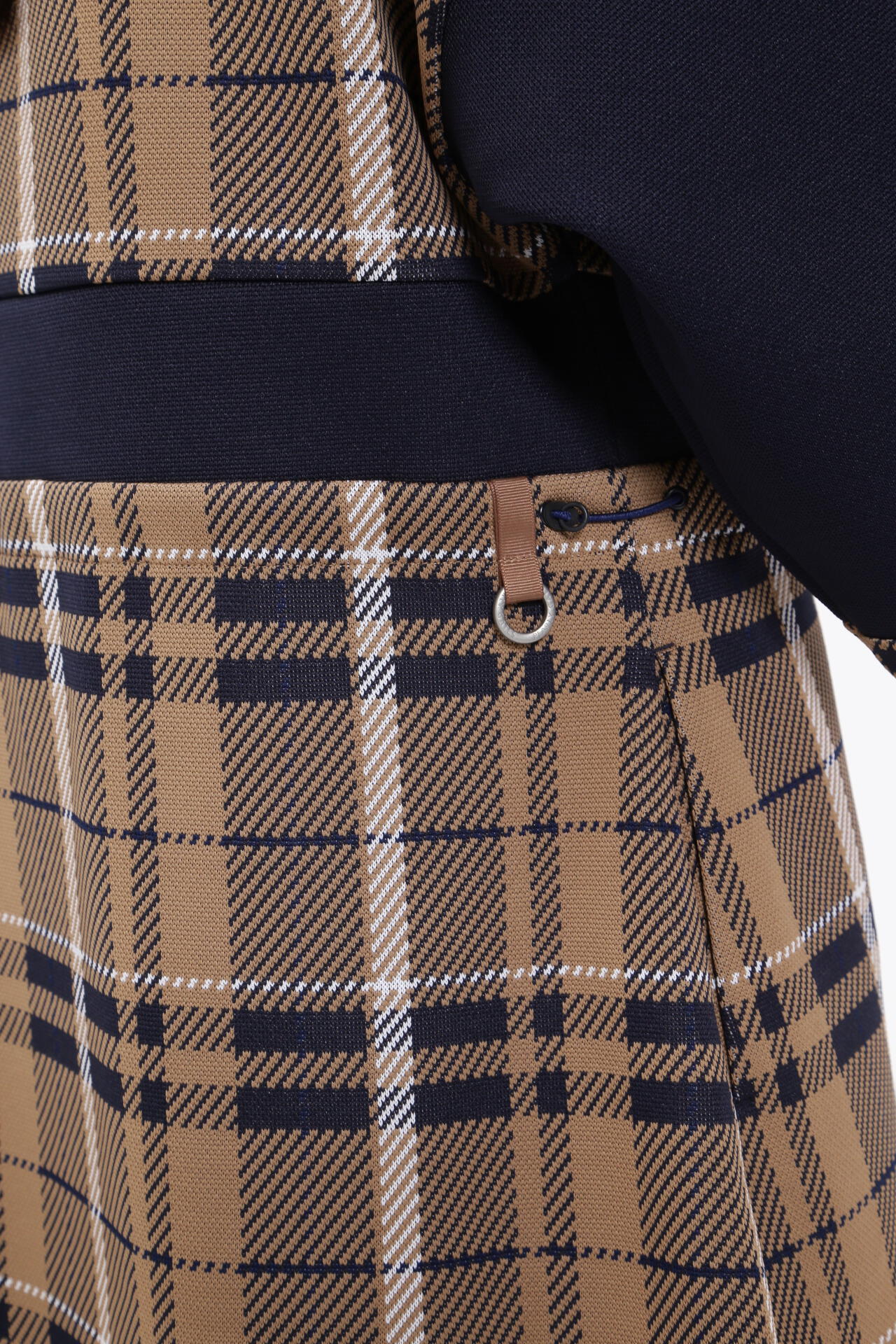 Wジャガード ワンピース <CHECKシリーズ>