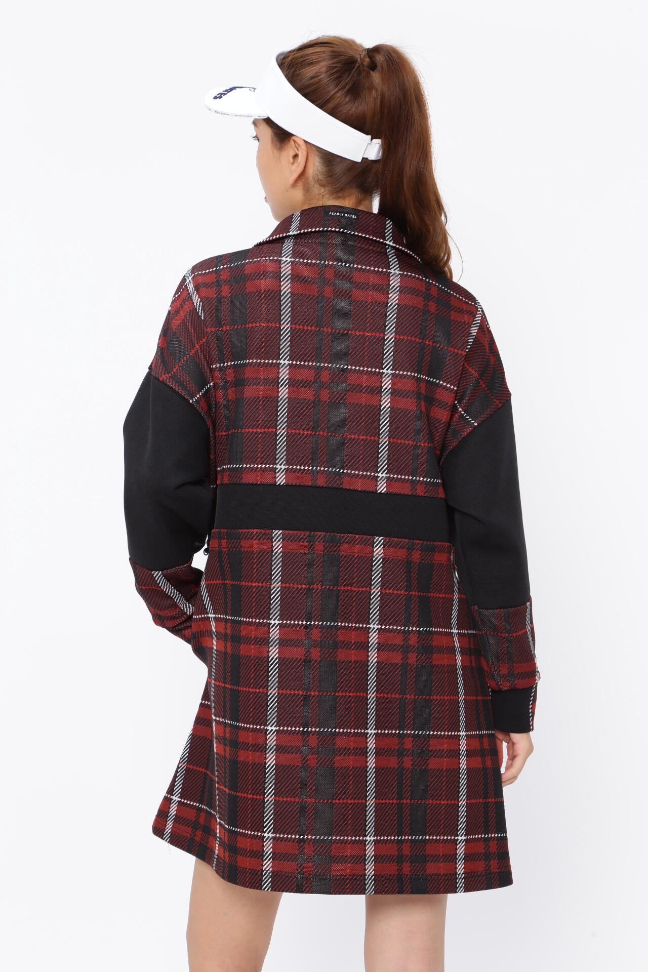 Wジャガード ワンピース <CHECKシリーズ>