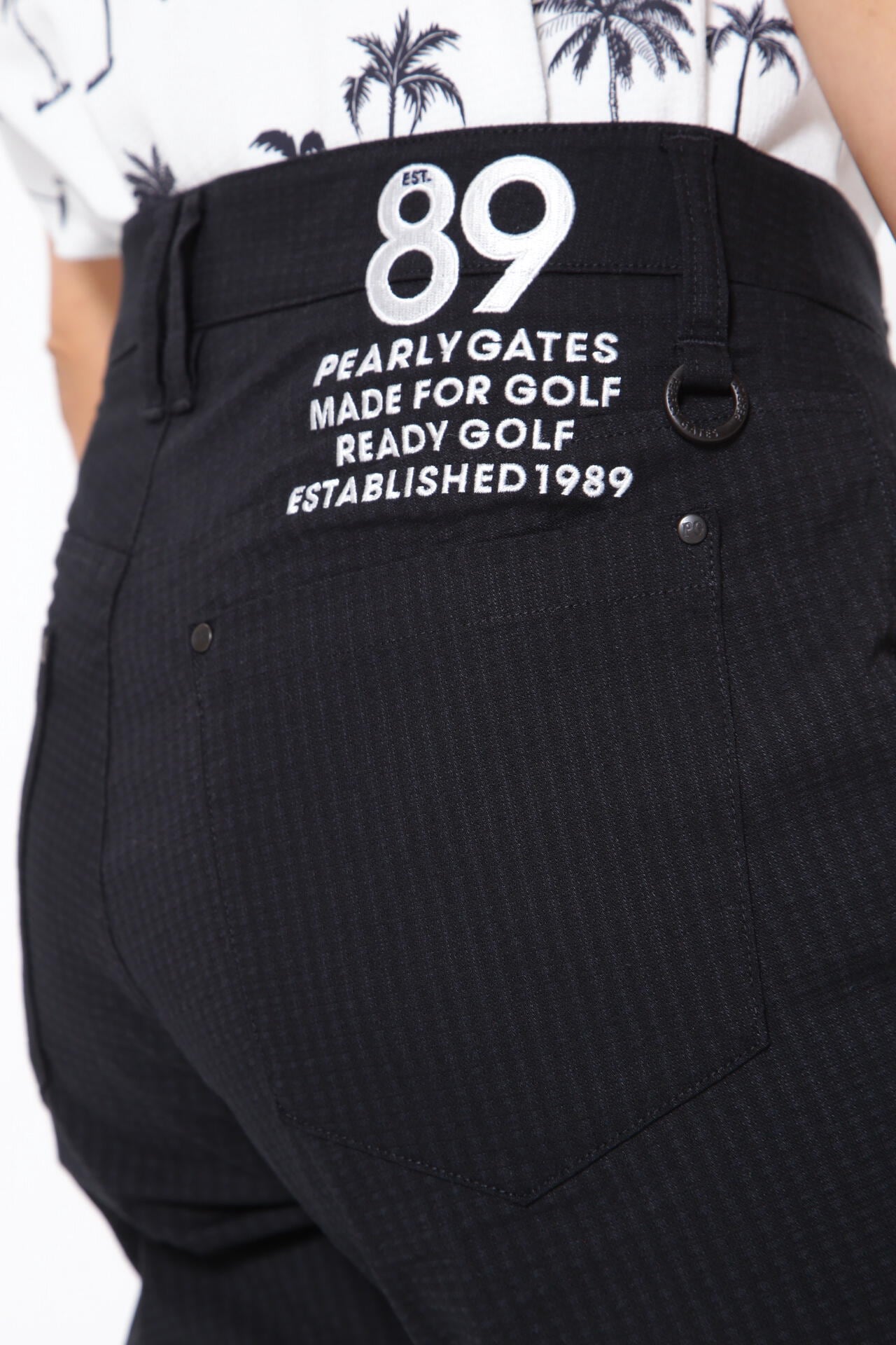 BIGドビー コットンポリエステルストレッチ5ポケットパンツ