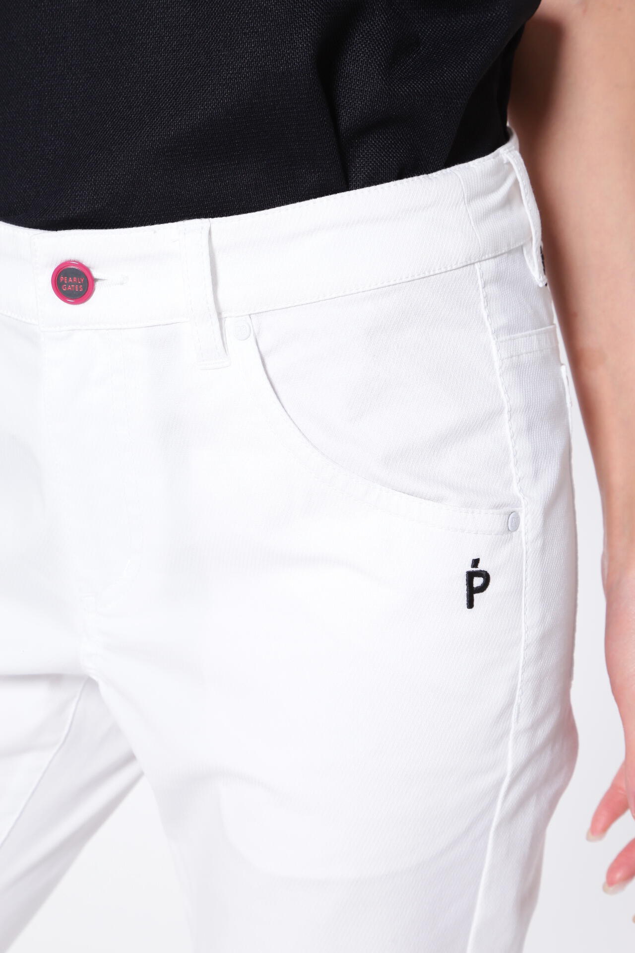C/Peドライストレッチドビーカルゼ 5ポケットパンツ <Pink with BLACK>
