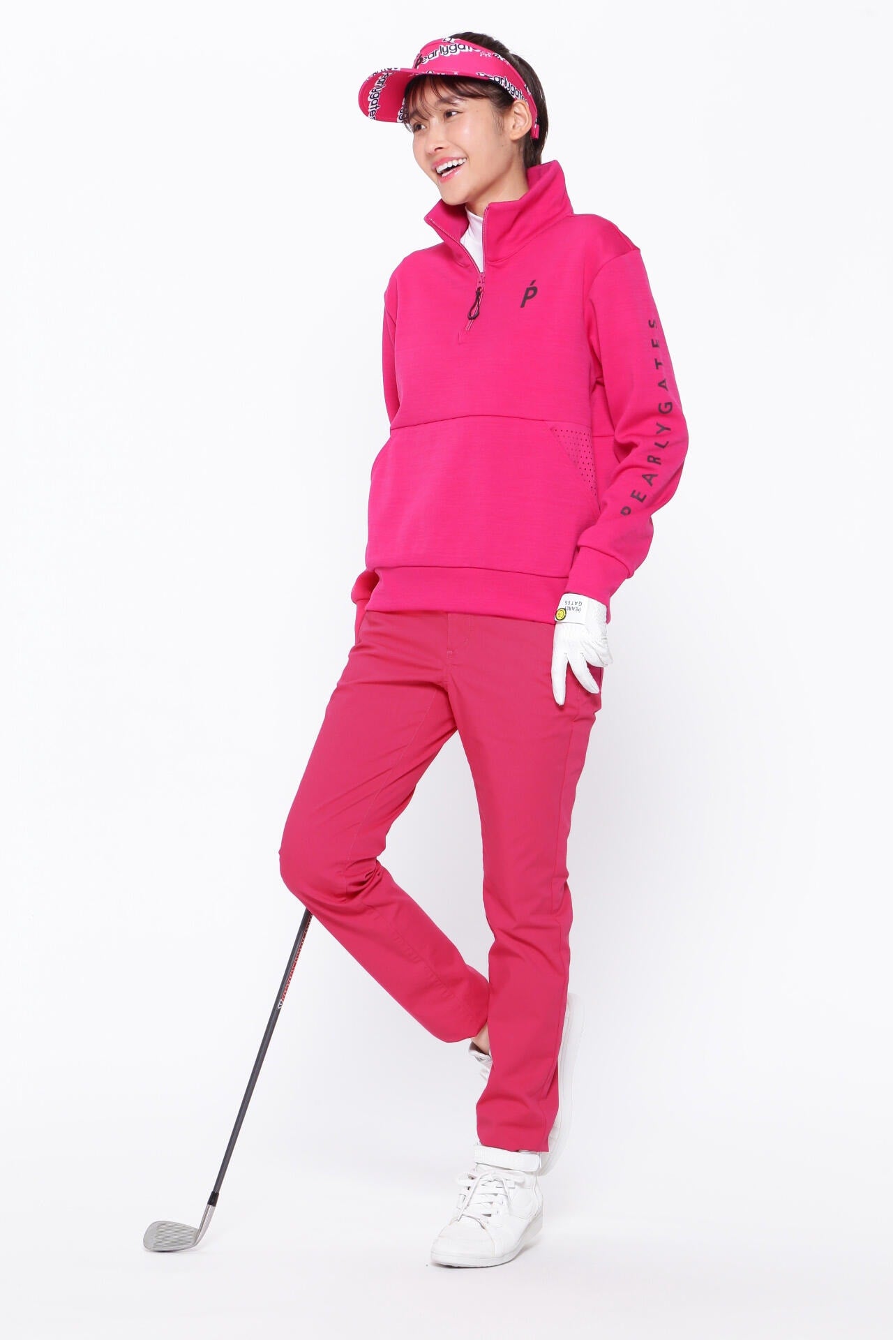 C/Peドライストレッチドビーカルゼ 5ポケットパンツ <Pink with BLACK>