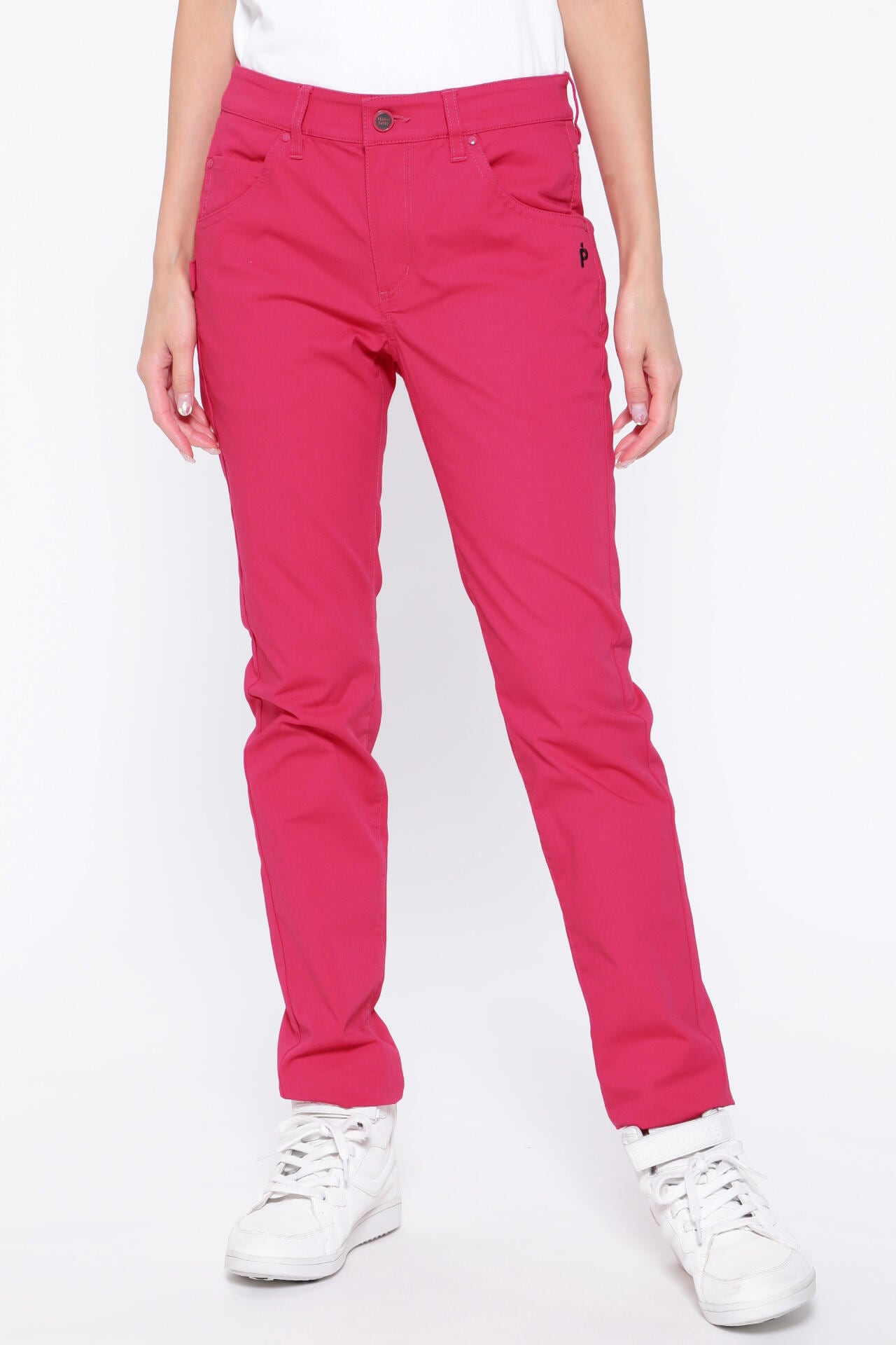 C/Peドライストレッチドビーカルゼ 5ポケットパンツ <Pink with BLACK>
