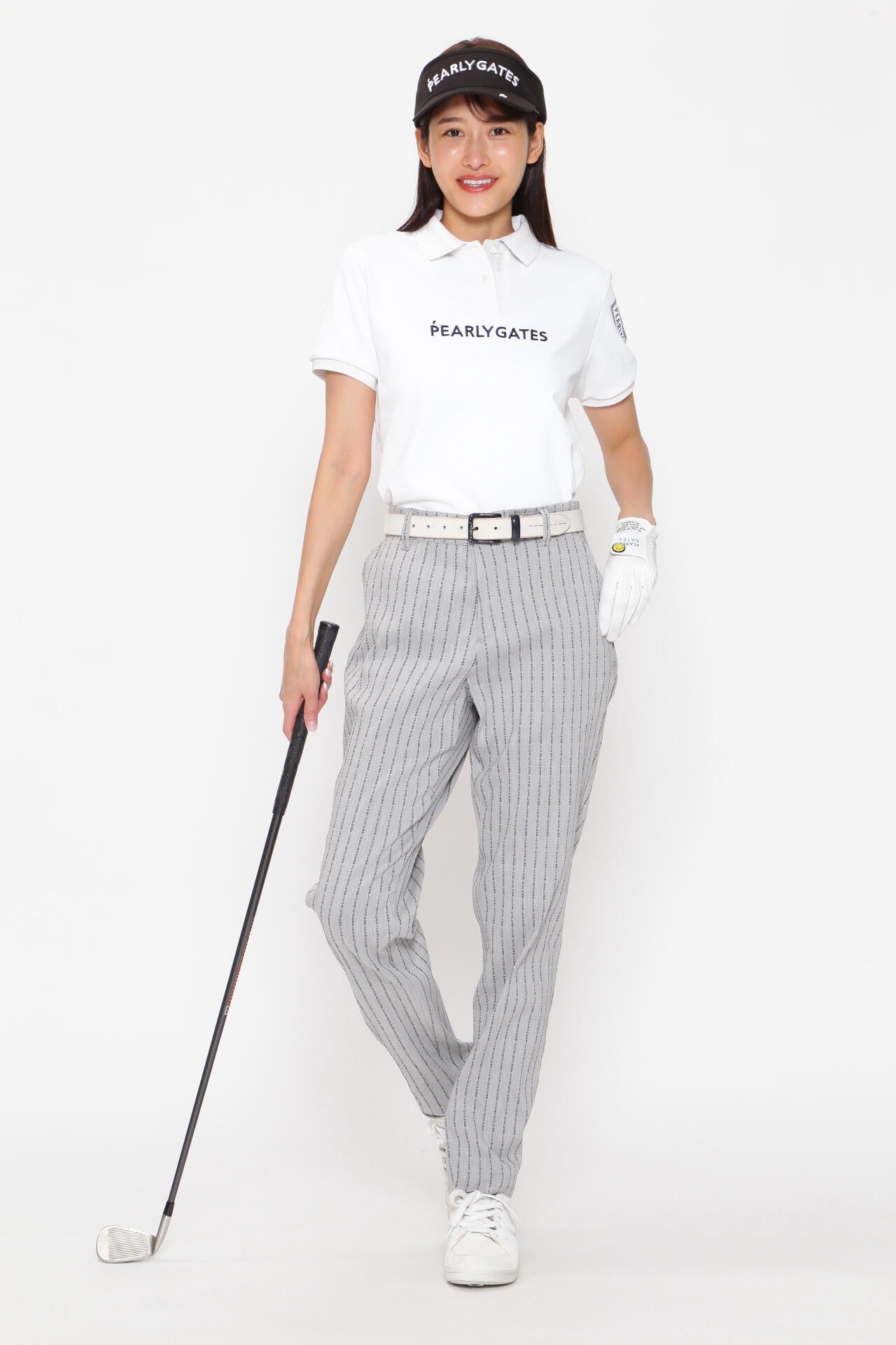 強ストレッチ パンツ <PGロゴストライプ>