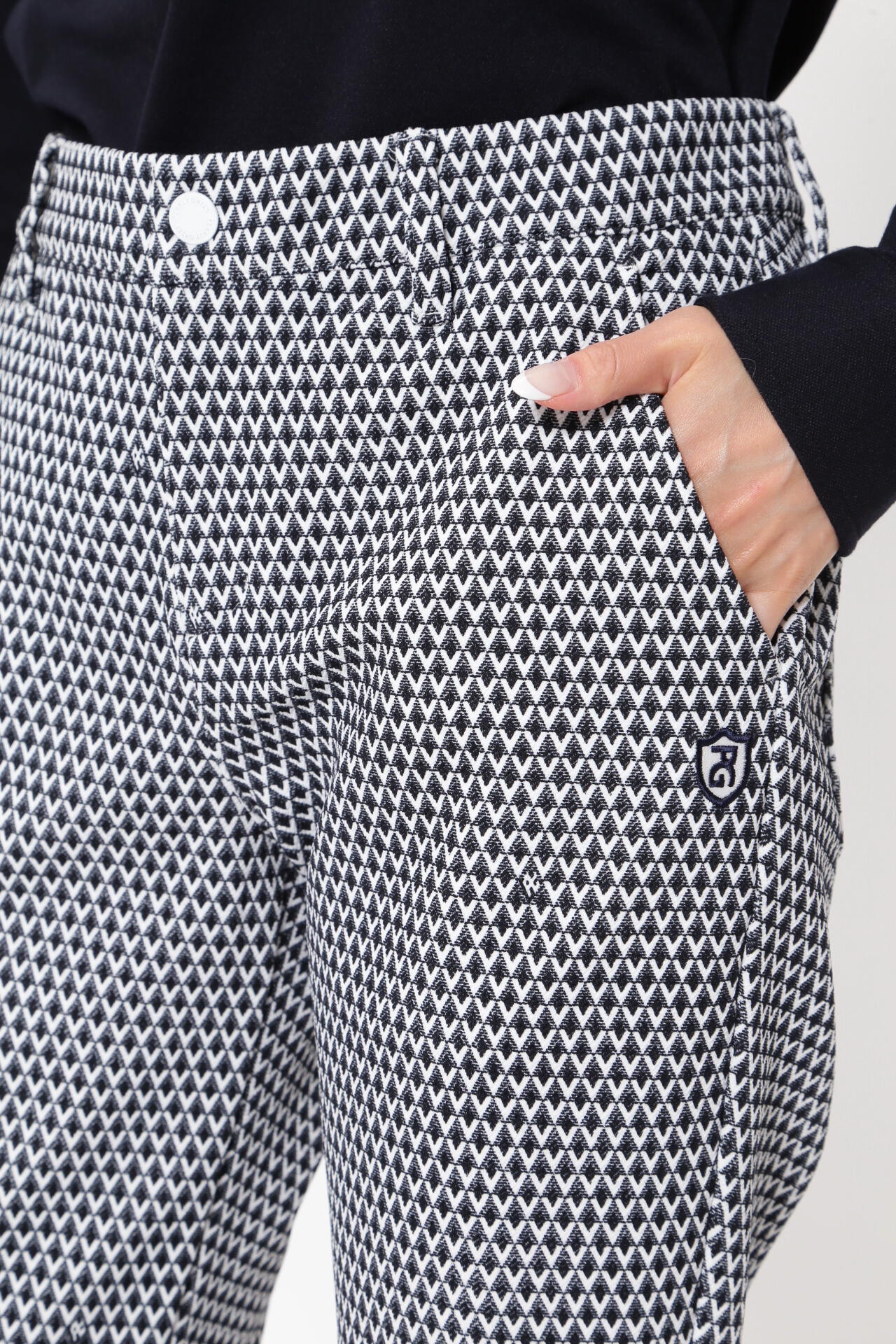 TEXBRIDストレッチヘリンボーン パンツ <NEWアーガイル>
