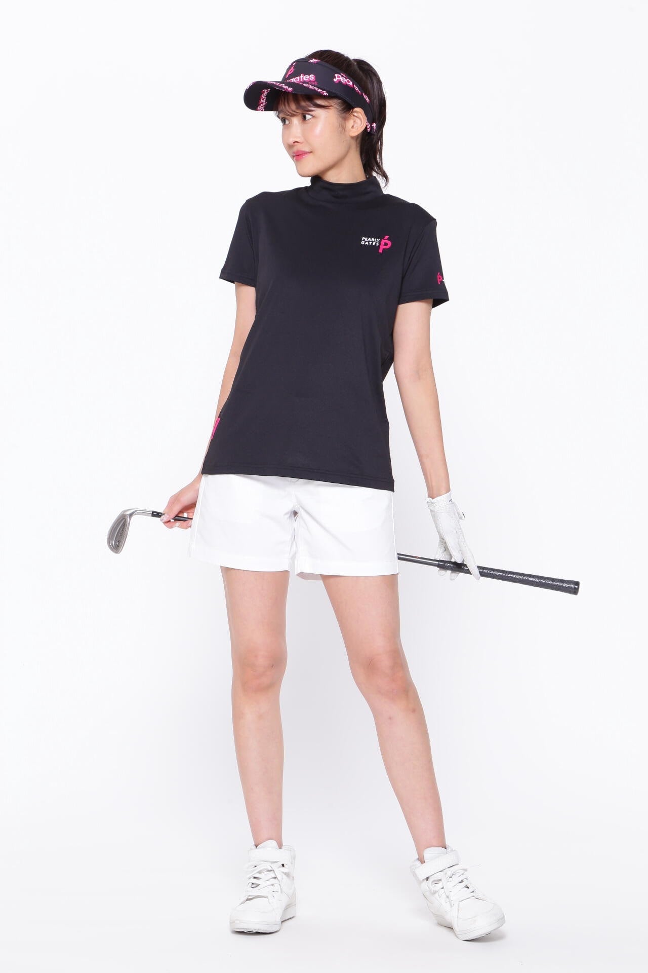 C/Peドライストレッチドビーカルゼ 5ポケットショートパンツ <Pink with BLACK>