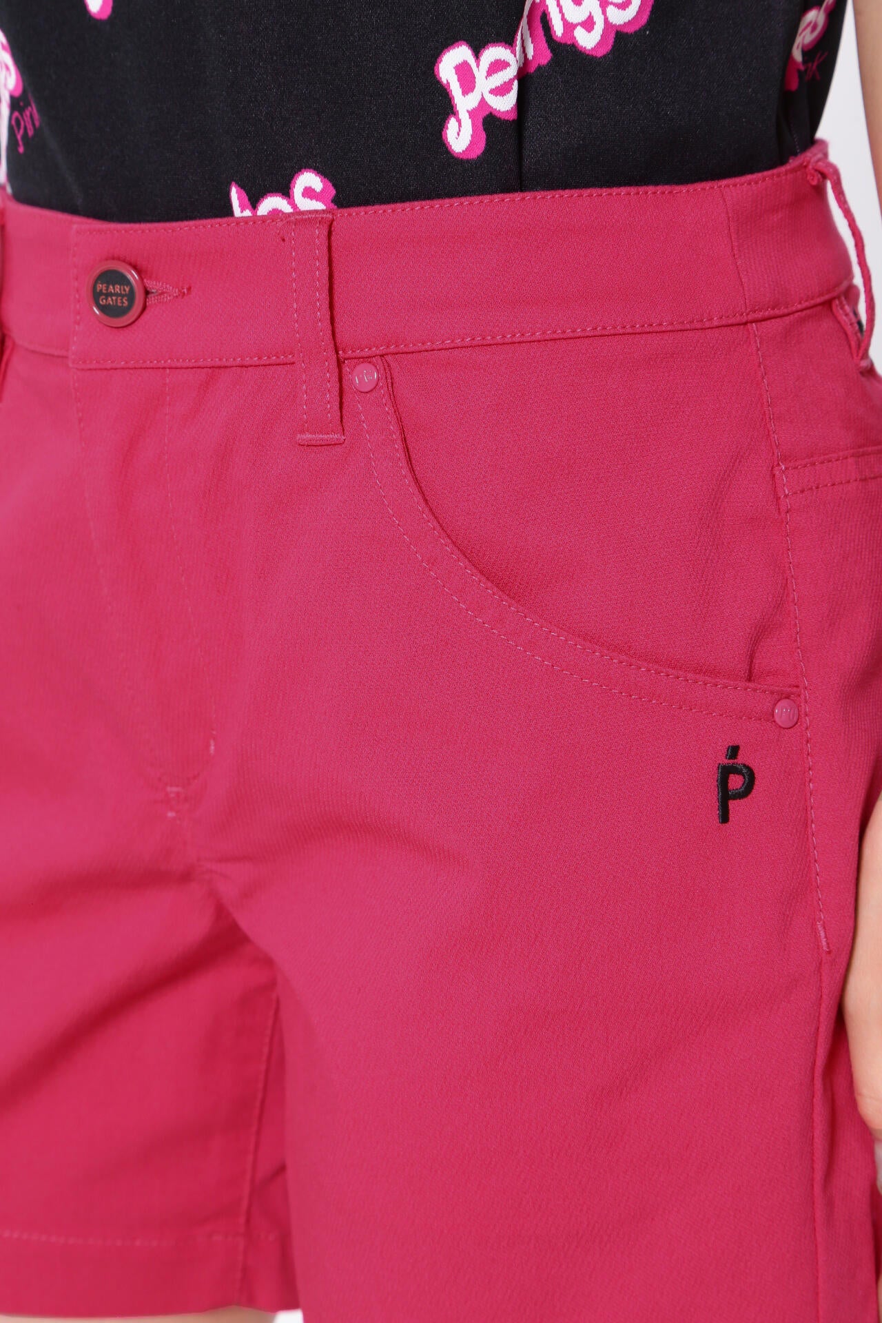 C/Peドライストレッチドビーカルゼ 5ポケットショートパンツ <Pink with BLACK>