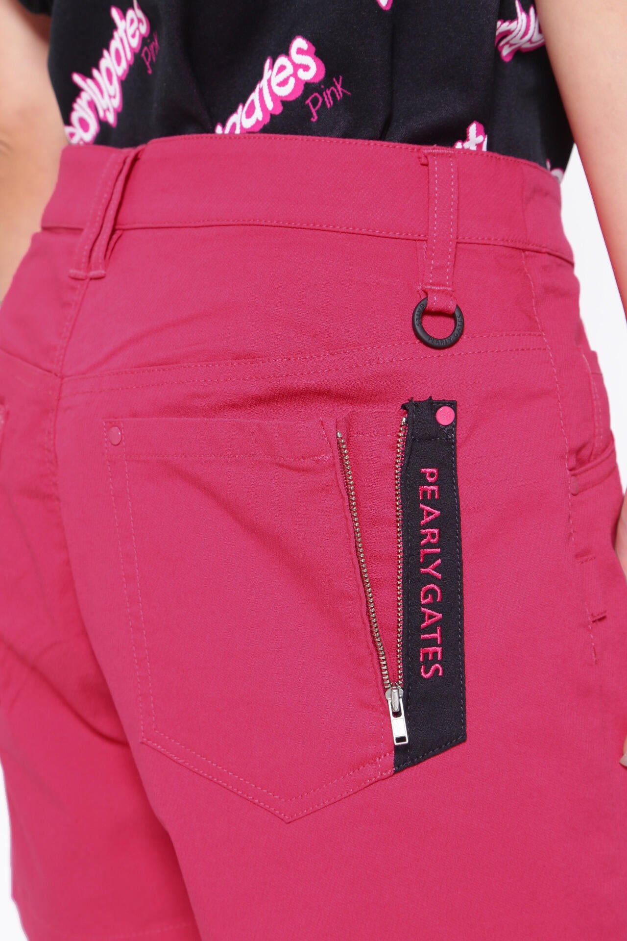C/Peドライストレッチドビーカルゼ 5ポケットショートパンツ <Pink with BLACK>