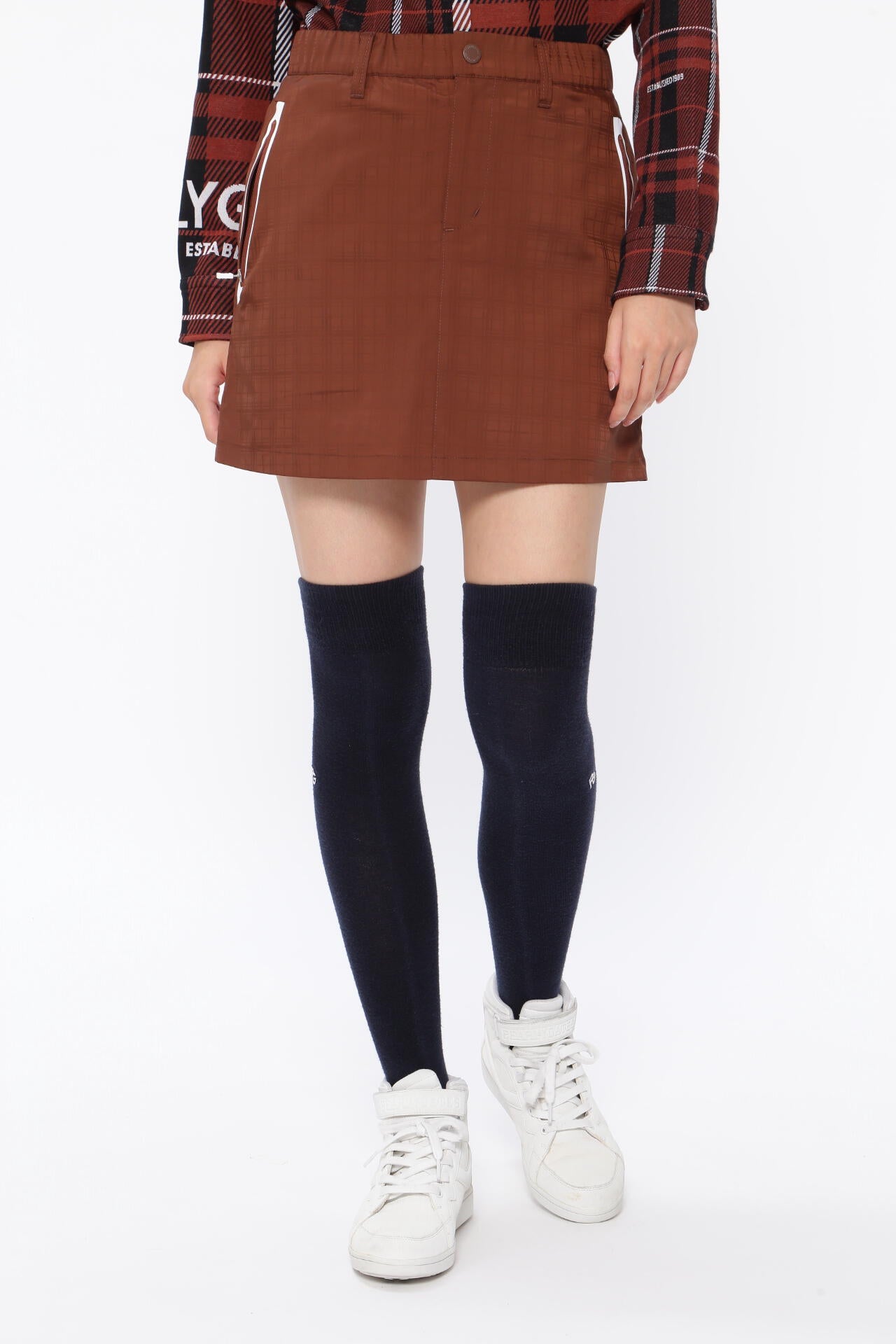 タフレックスサーモトロンラジポカ スカート <小チェック×エアシャット>