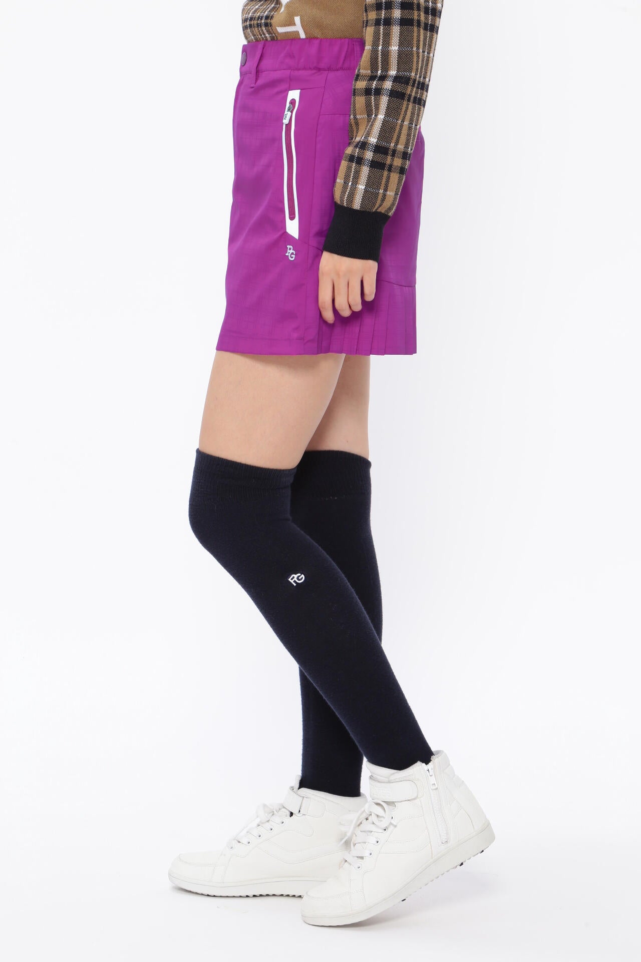 タフレックスサーモトロンラジポカ スカート <小チェック×エアシャット>