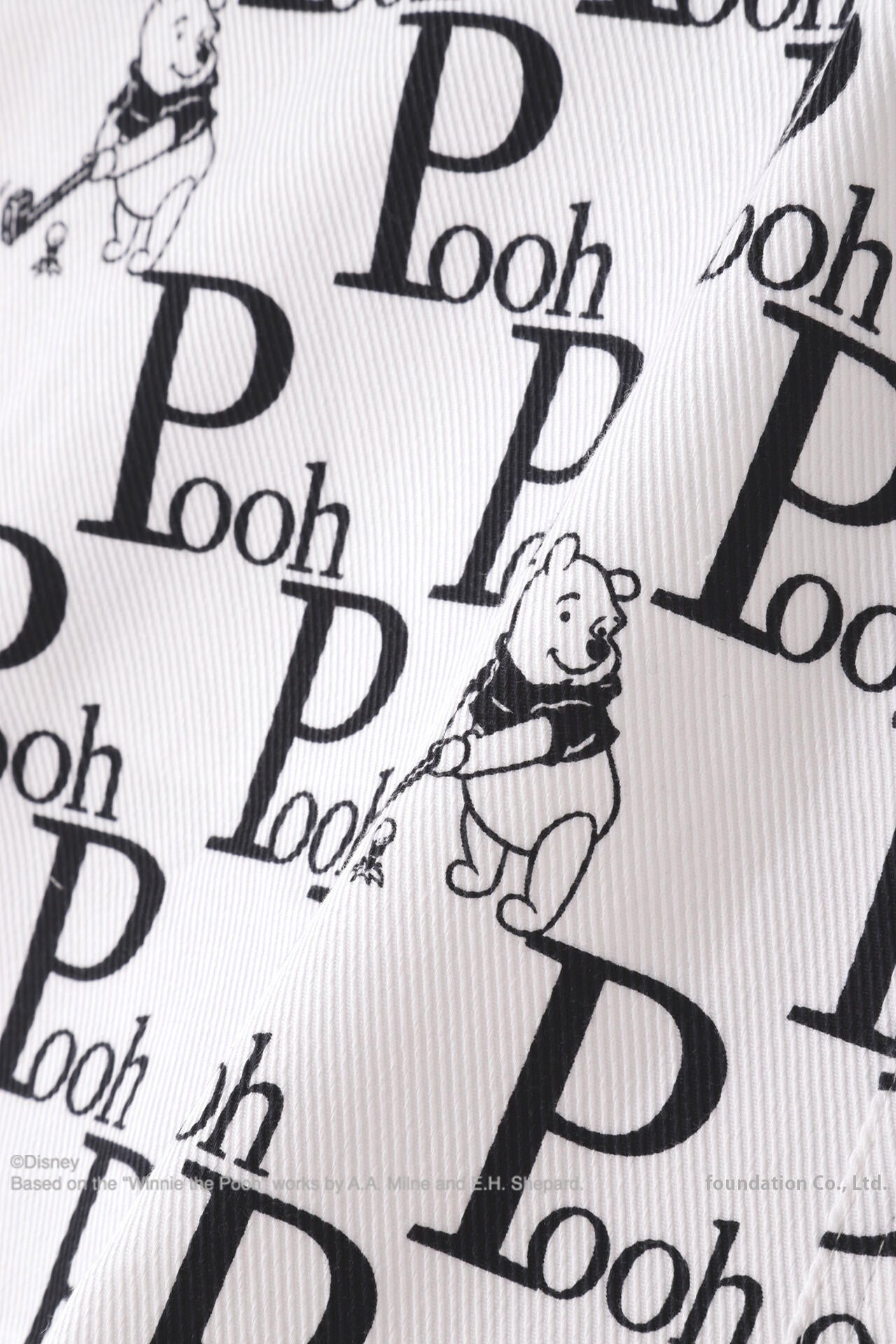 プーさん 総柄プリント オーガニックカルゼ スカート <Winnie the Pooh COLLECTION>