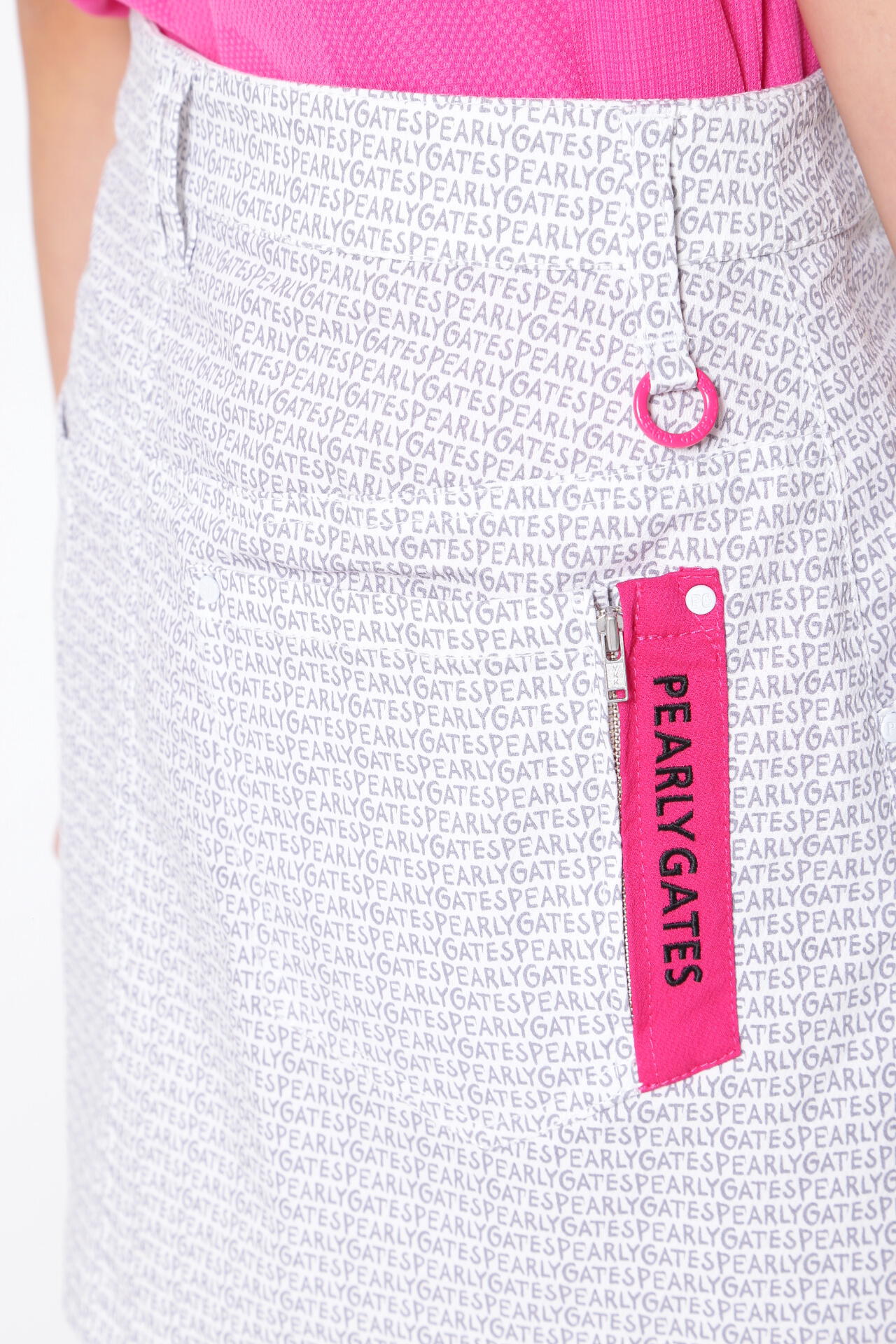 C/Peドライストレッチドビーカルゼ 5ポケットスカート <Pink with BLACK>