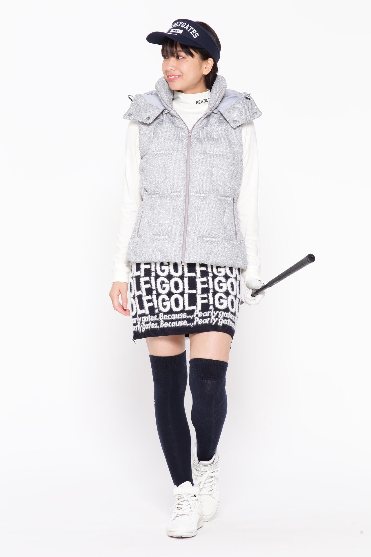 クォーターリバー 中綿フルジップフーディベスト