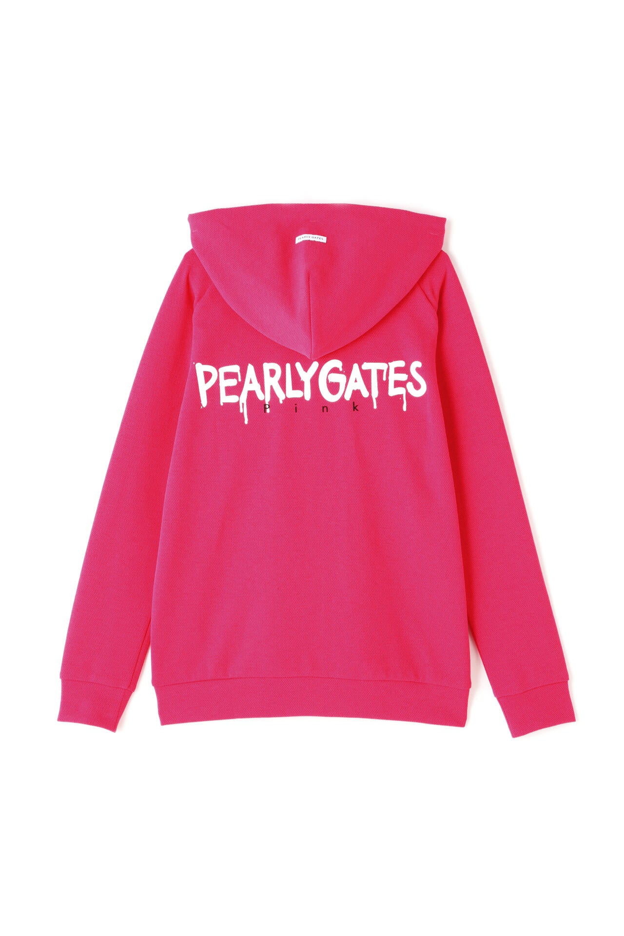 ドライミックス ストレッチメッシュポンチ フルジップフーディ <Pink with BLACK>