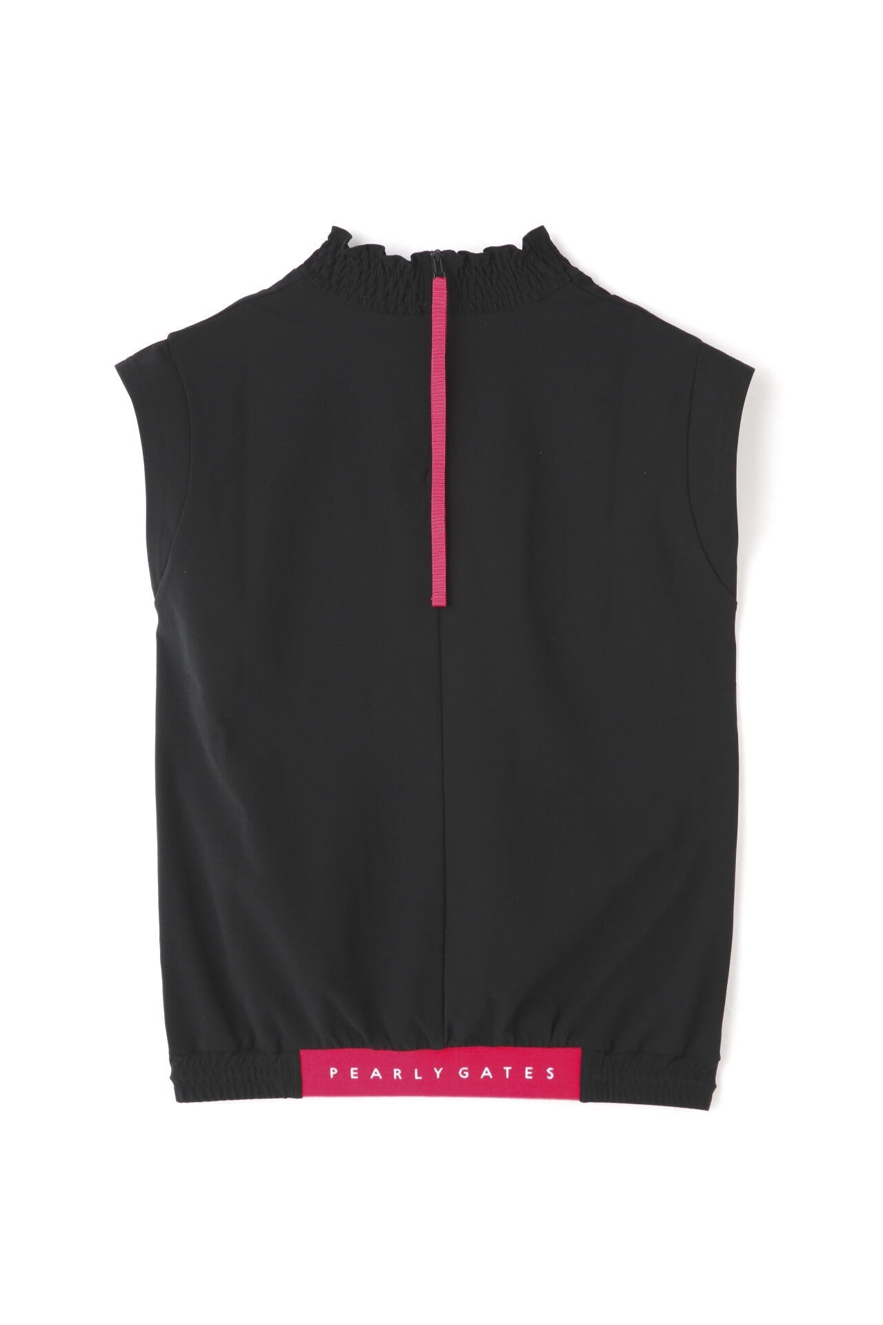 MFY裏カノコ シャーリングネックカットソー <Pink with BLACK>