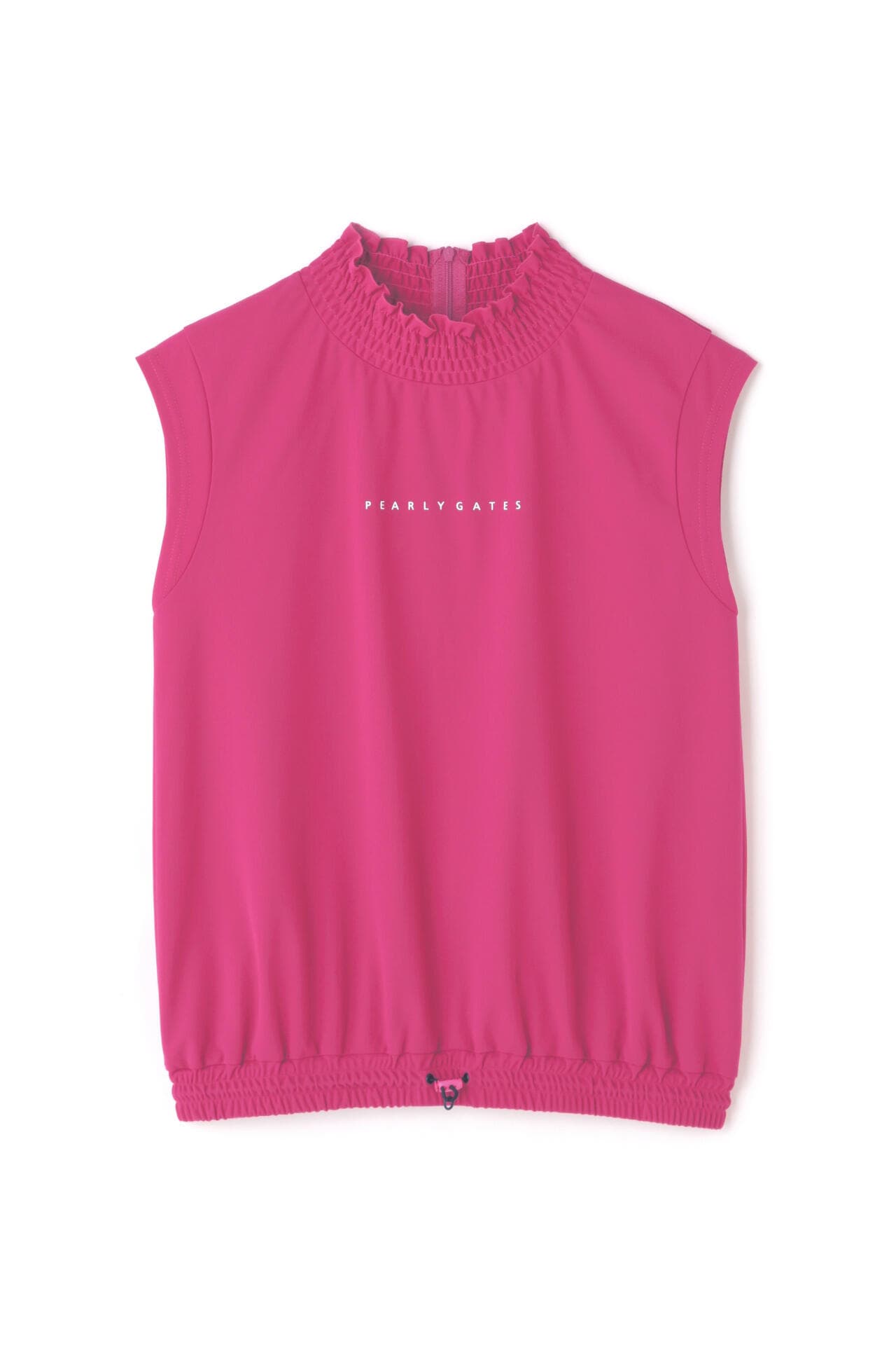 MFY裏カノコ シャーリングネックカットソー <Pink with BLACK>