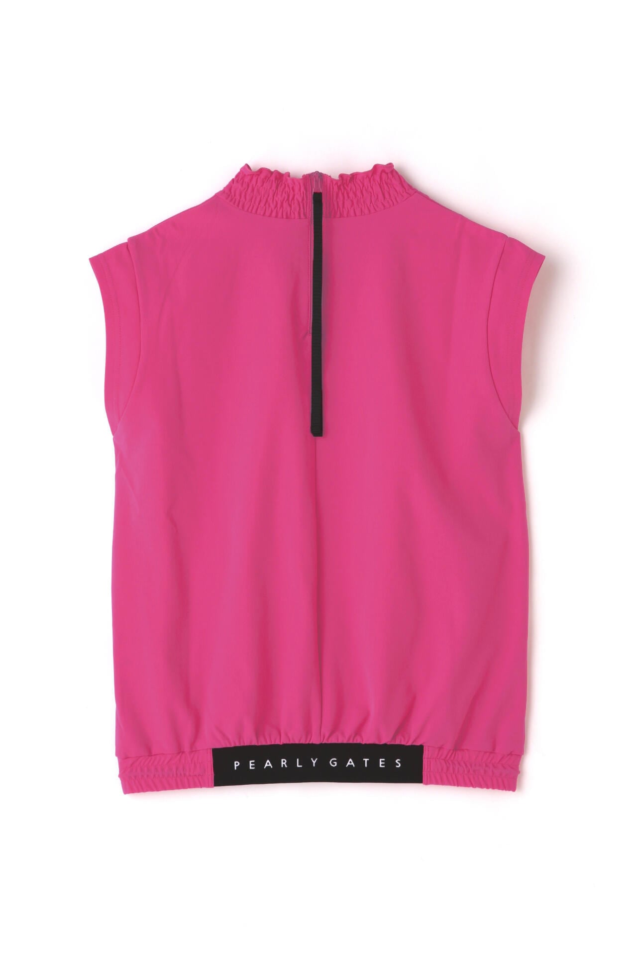 MFY裏カノコ シャーリングネックカットソー <Pink with BLACK>