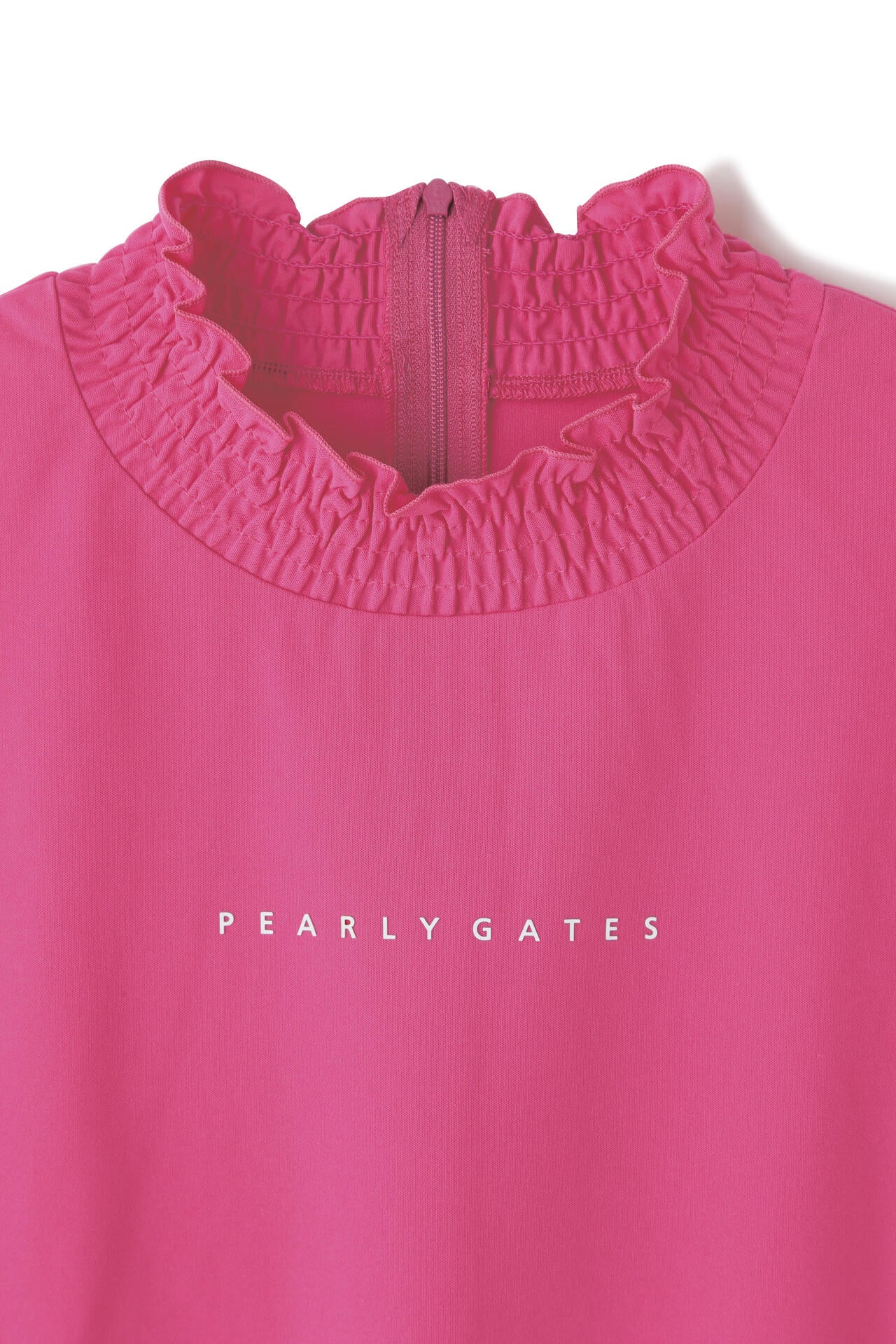 MFY裏カノコ シャーリングネックカットソー <Pink with BLACK>