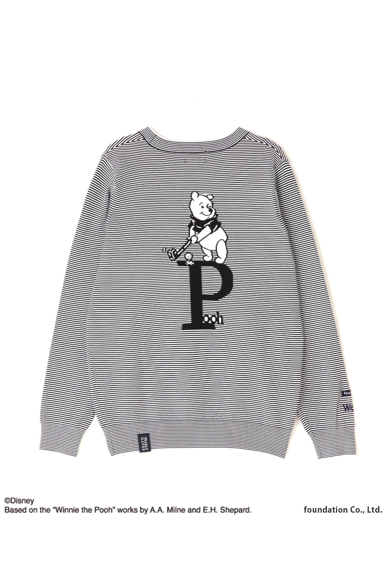 プーさん PYクルーネックニットプルオーバー <Winnie the Pooh COLLECTION>