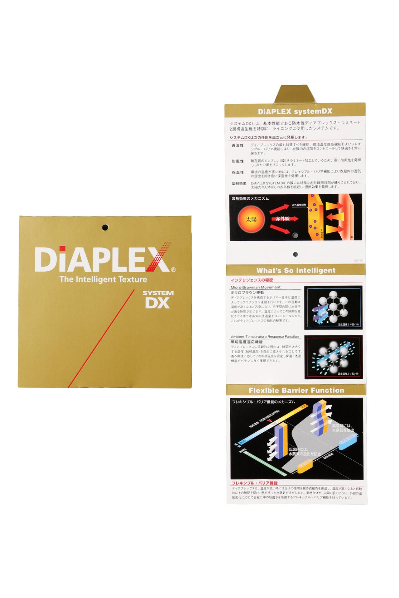 ストレッチ天竺/ボーダージャガード×DiAPLEX SYSTEM DX ツインニットアイテム