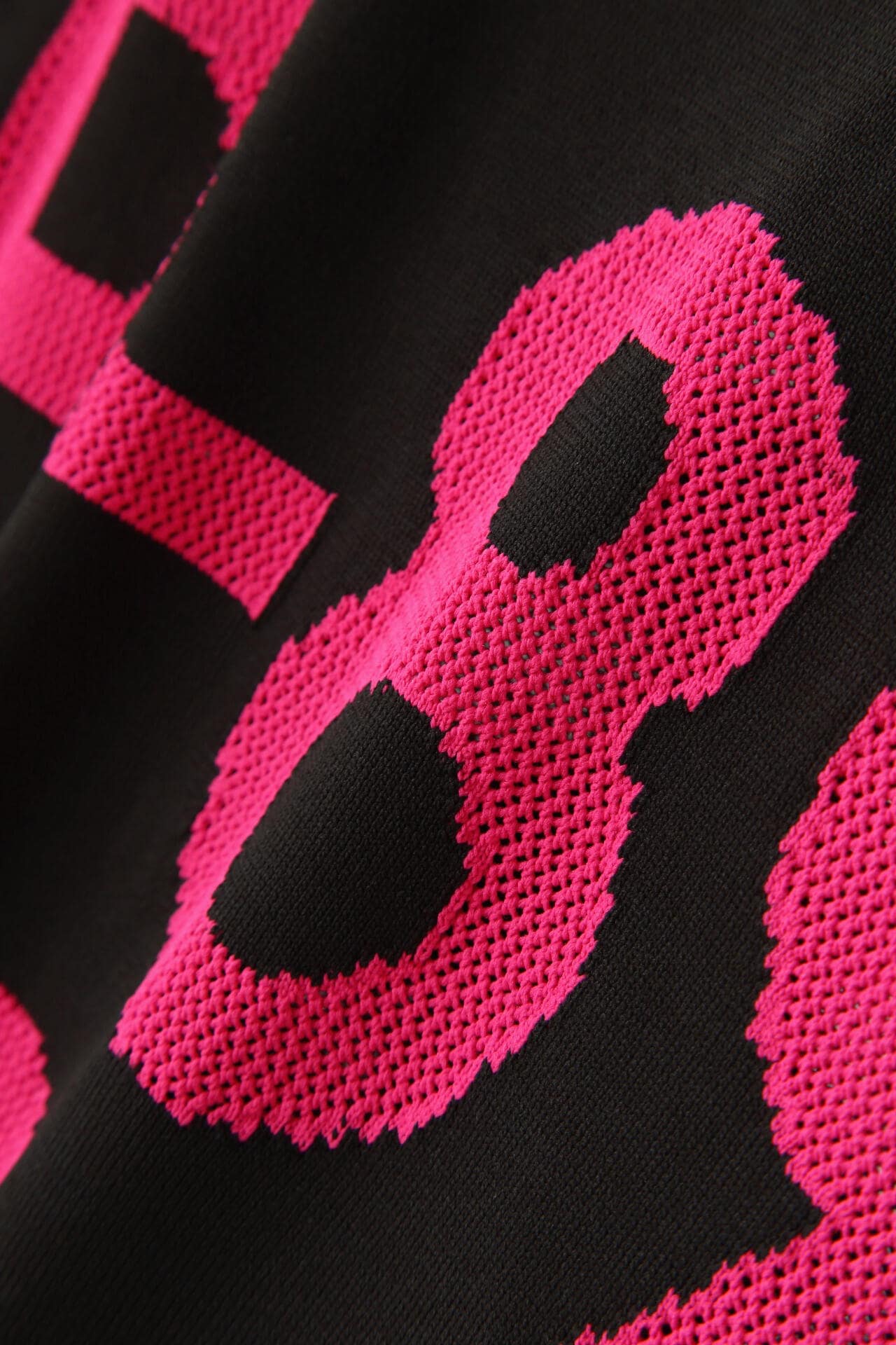 光栓50 Vネックニットベストプルオーバー <Pink with BLACK>