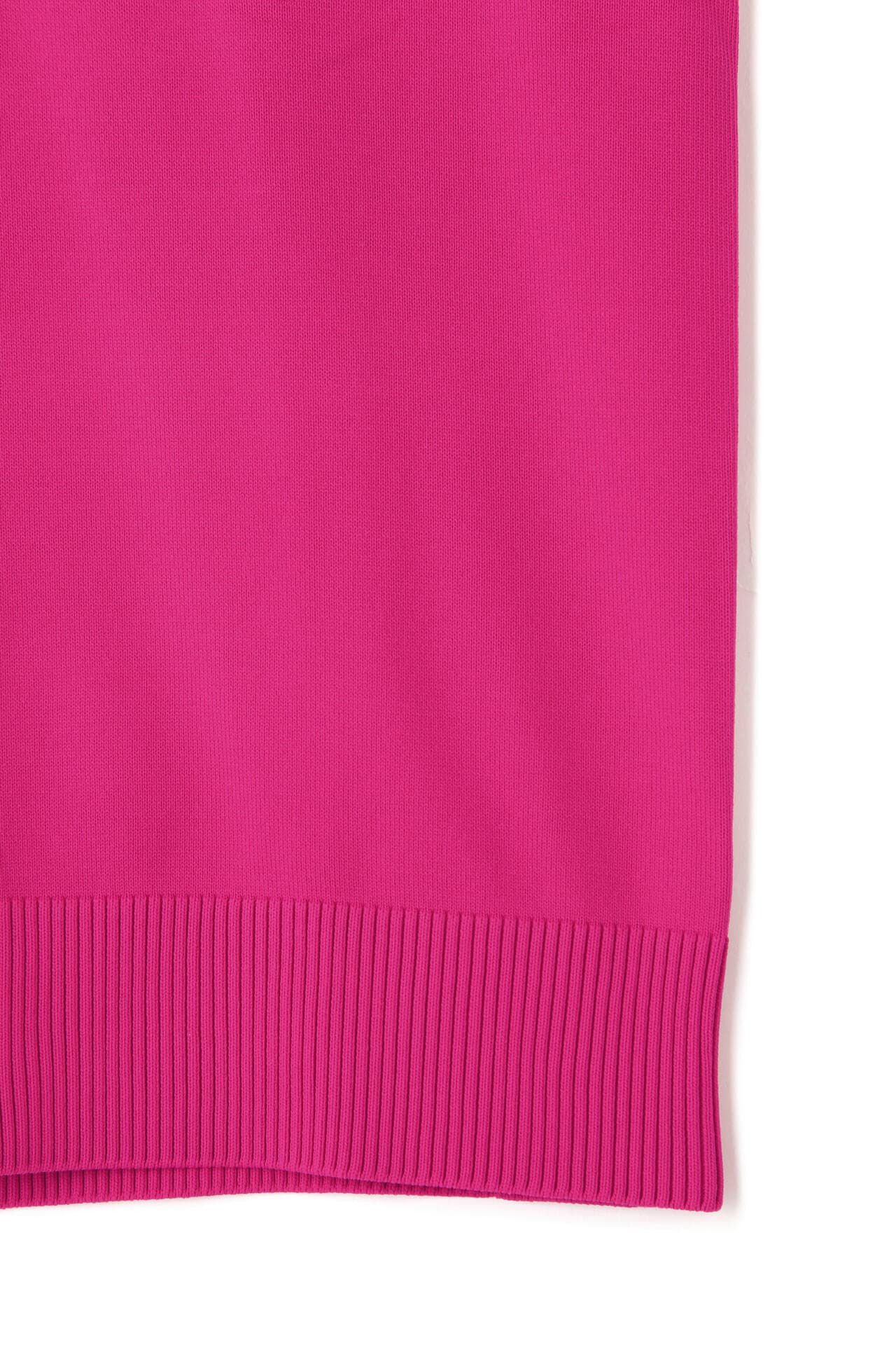 光栓50 Vネックニットベストプルオーバー <Pink with BLACK>