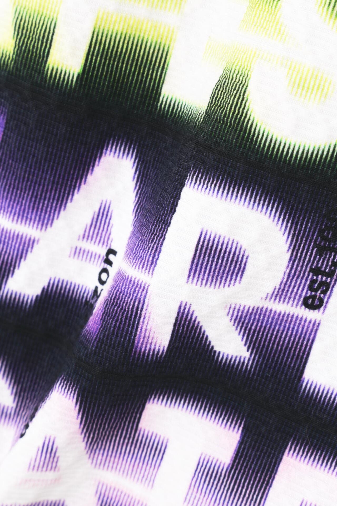 アートピケバスケット スカート <スピードグラデ柄プリント>