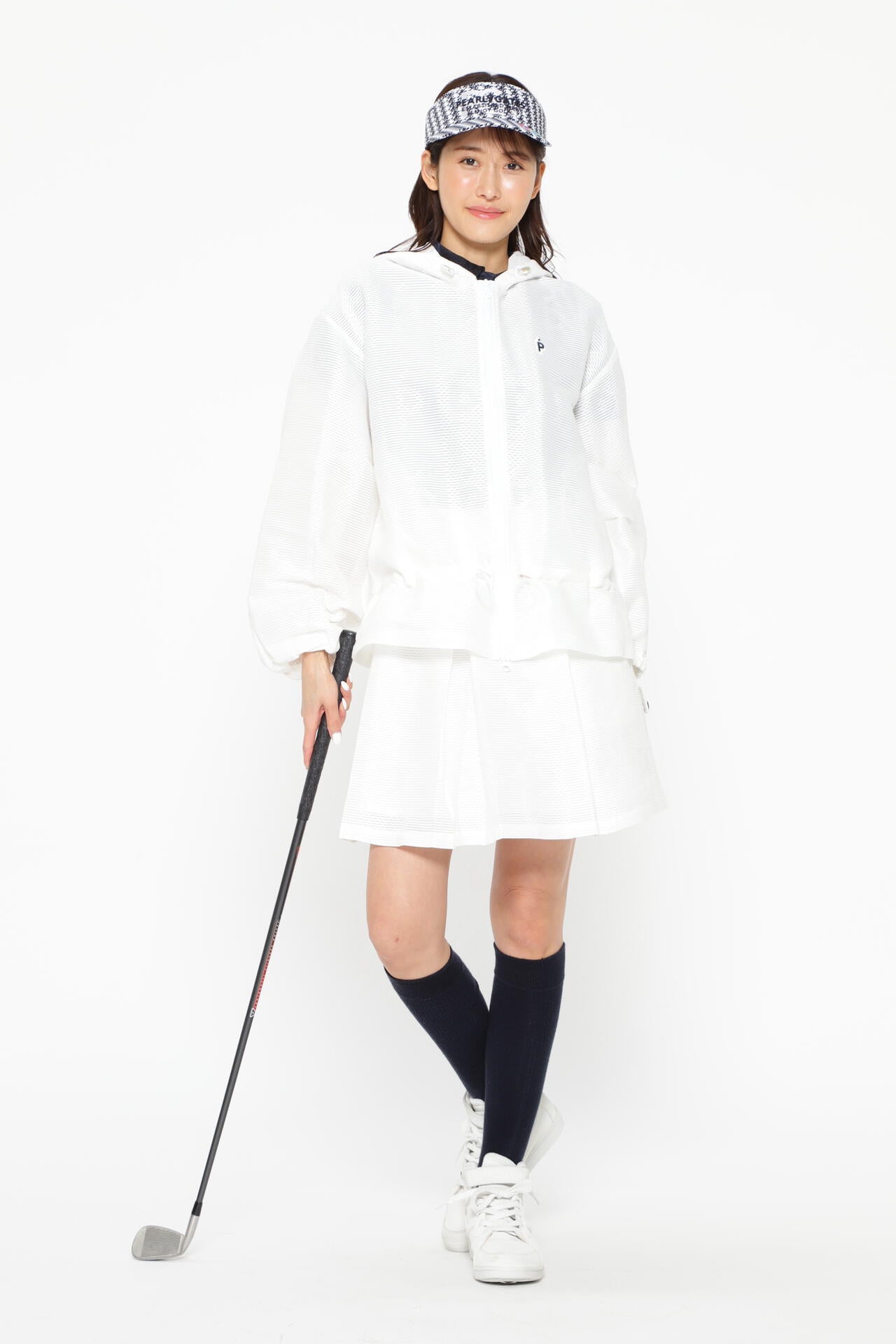 PGロゴメッシュジャガード スカート