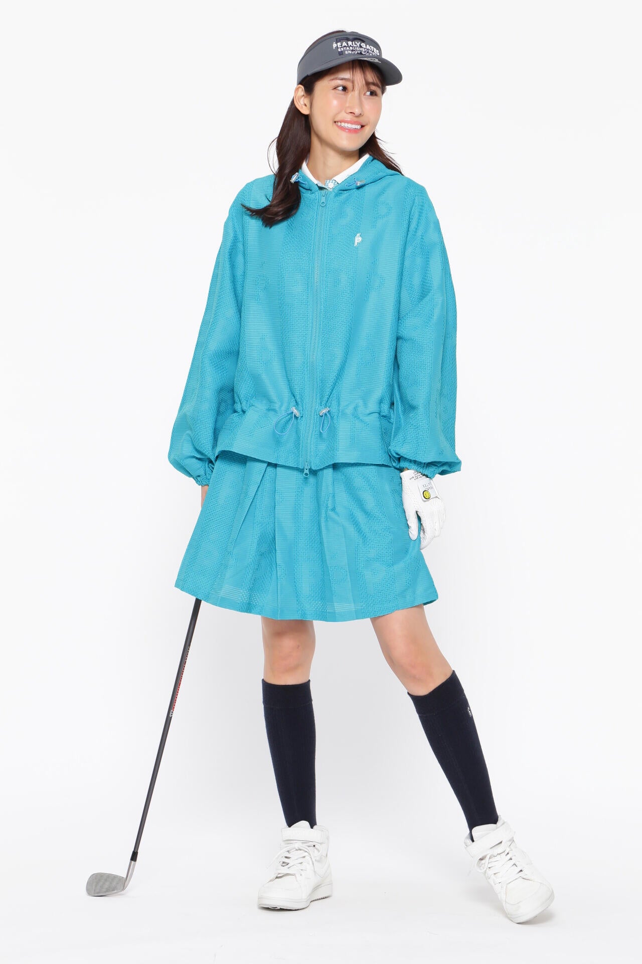 PGロゴメッシュジャガード スカート