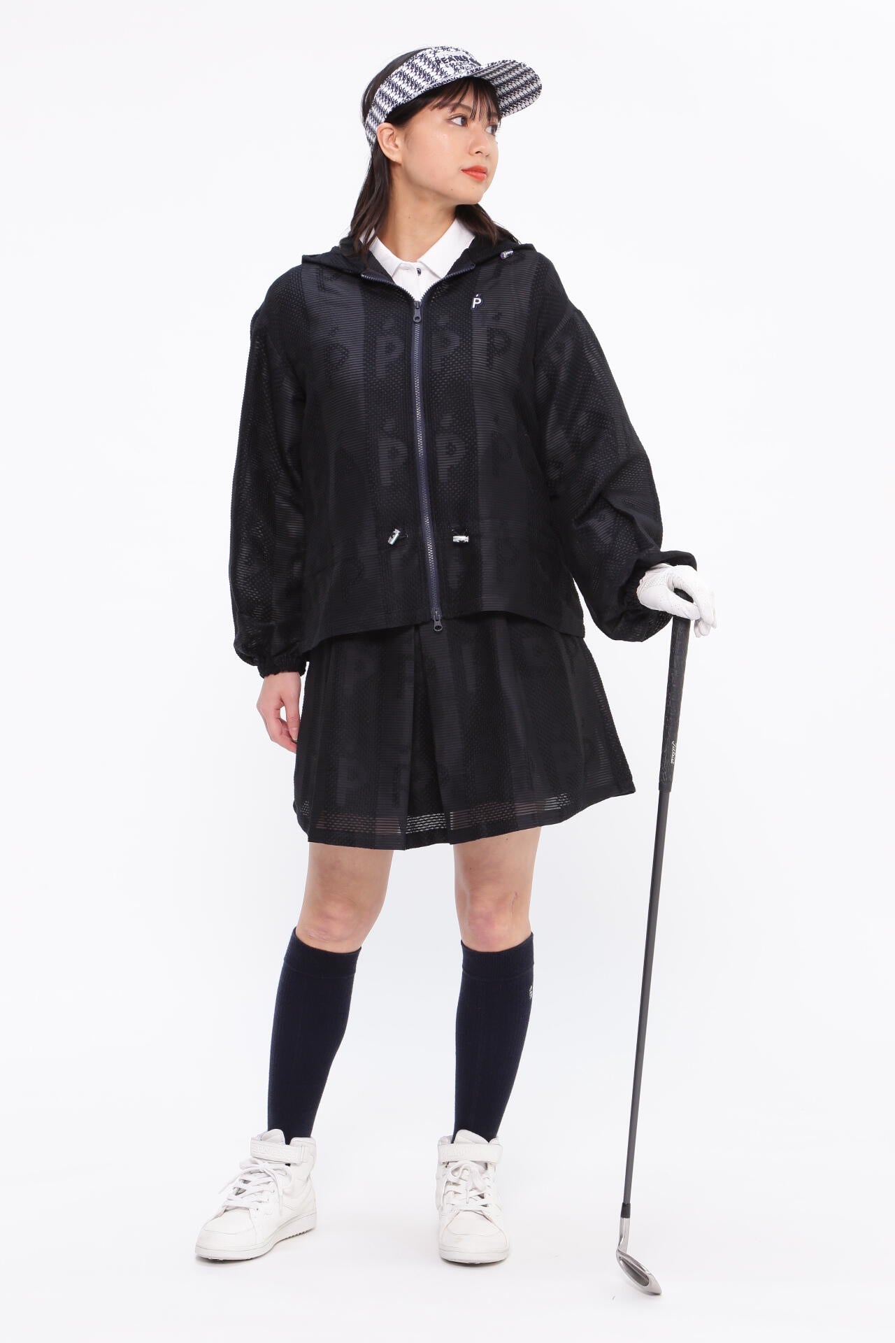 PGロゴメッシュジャガード スカート