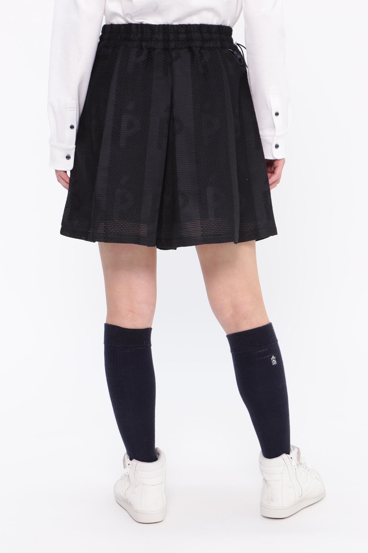 PGロゴメッシュジャガード スカート