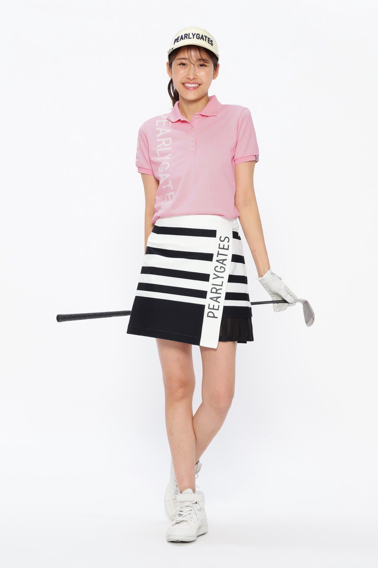 パネルボーダープリント ポリエステルPBTインレージャガード スカート <シャンパンゴールド>