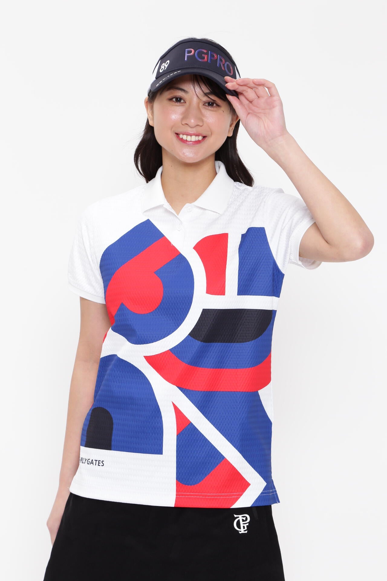 BIGロゴパネルプリント半袖ポロシャツ