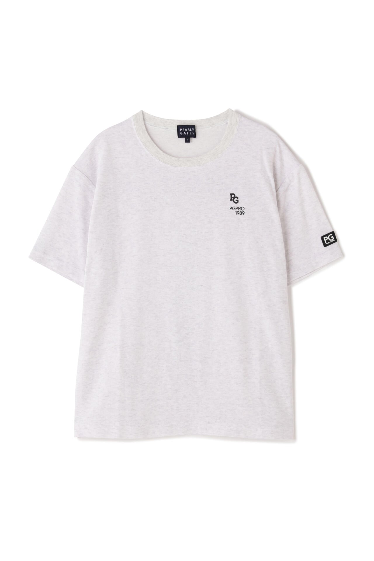 ポリエステルコットンリバースムース半袖Tシャツ