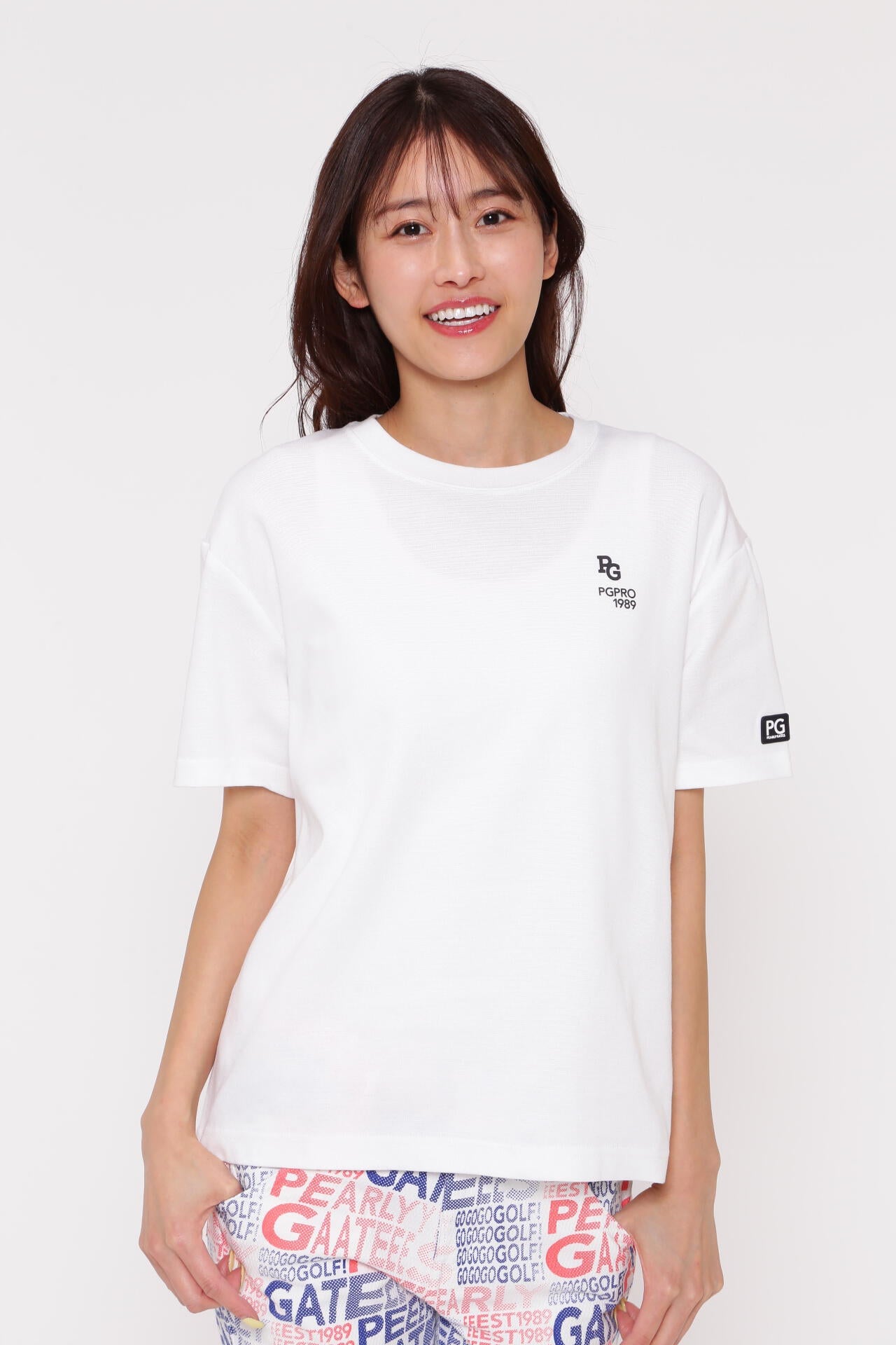 ポリエステルコットンリバースムース半袖Tシャツ
