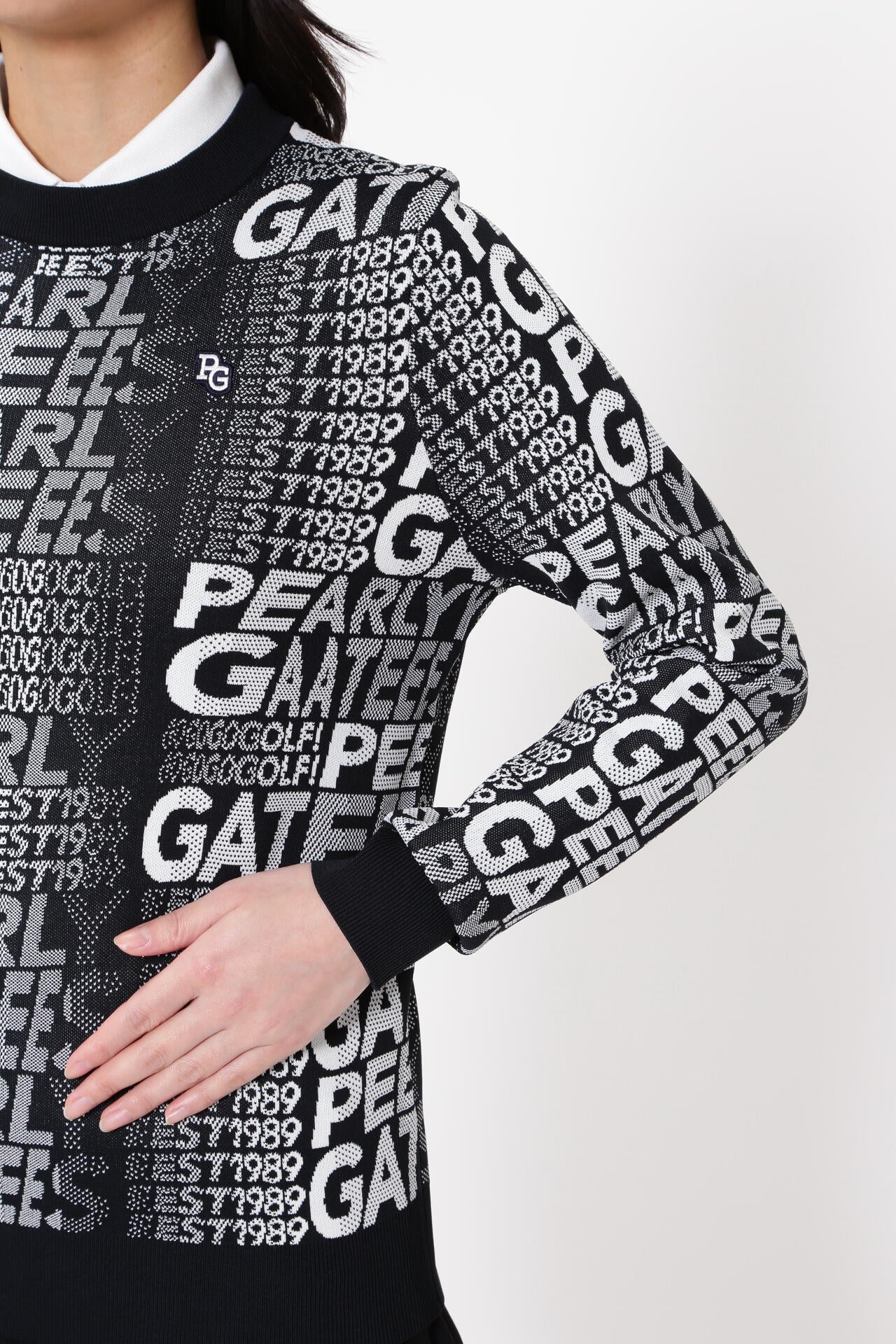 光栓クルーネックニットプルオーバー <PGPRO>