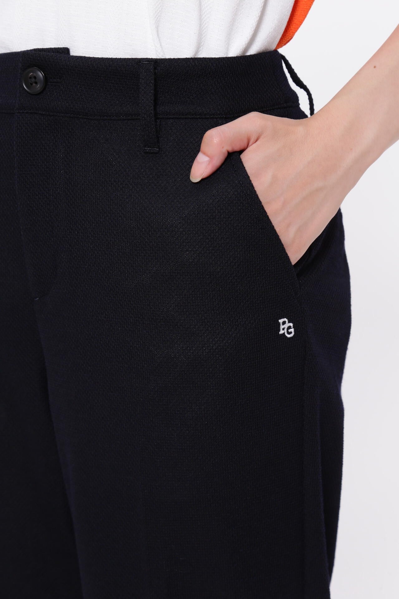 Pe/W メランジジャージ パンツ<ESSENTIAL SERIES>